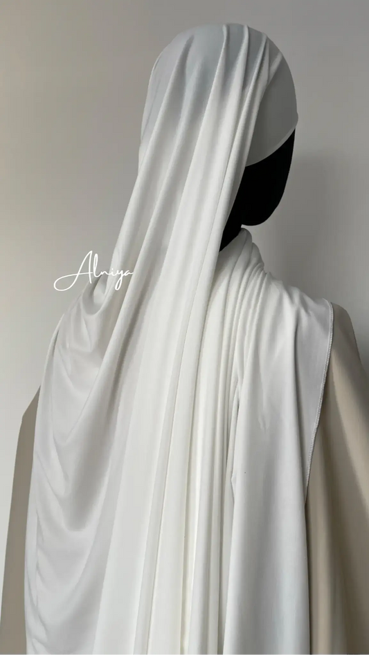 Jersey premium à bandeau blanc - Alniya Paris