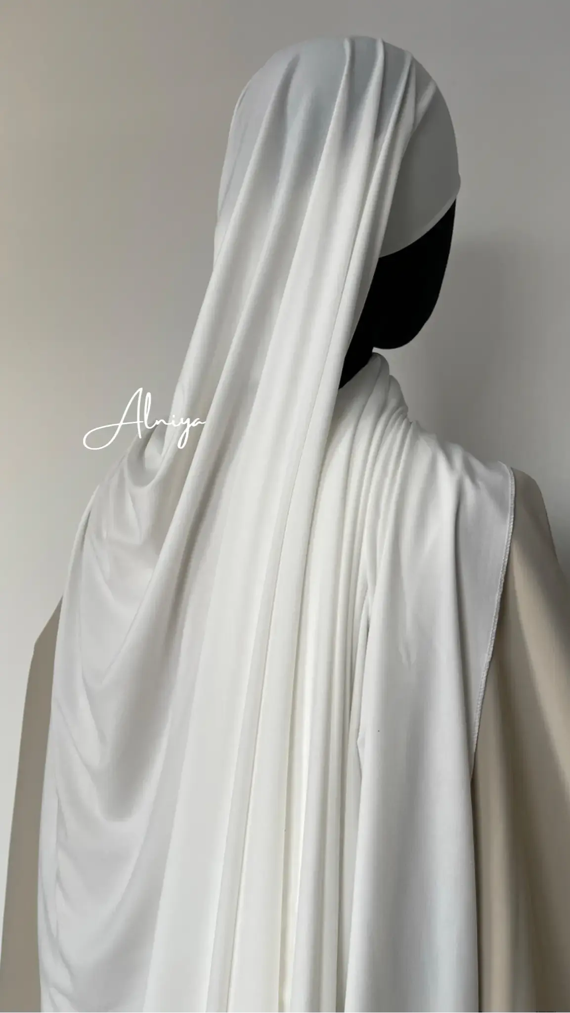 Jersey premium à bandeau blanc - Alniya Paris