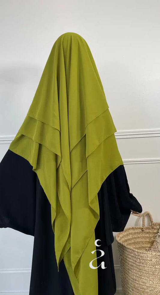 KHIMAR 3 VOILES MOUSSELINE Alniya Paris