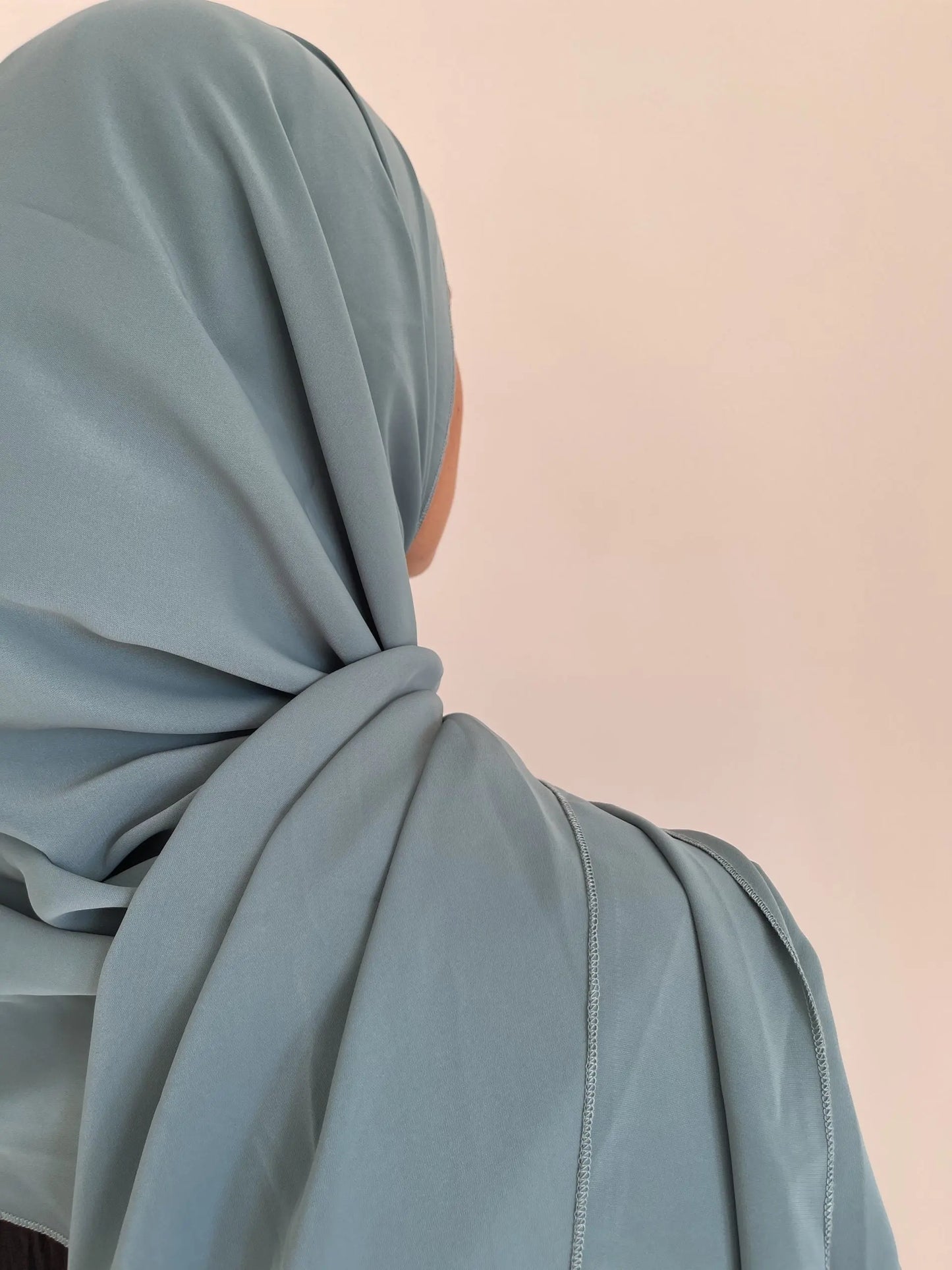 Ocean blue Medina silk veil