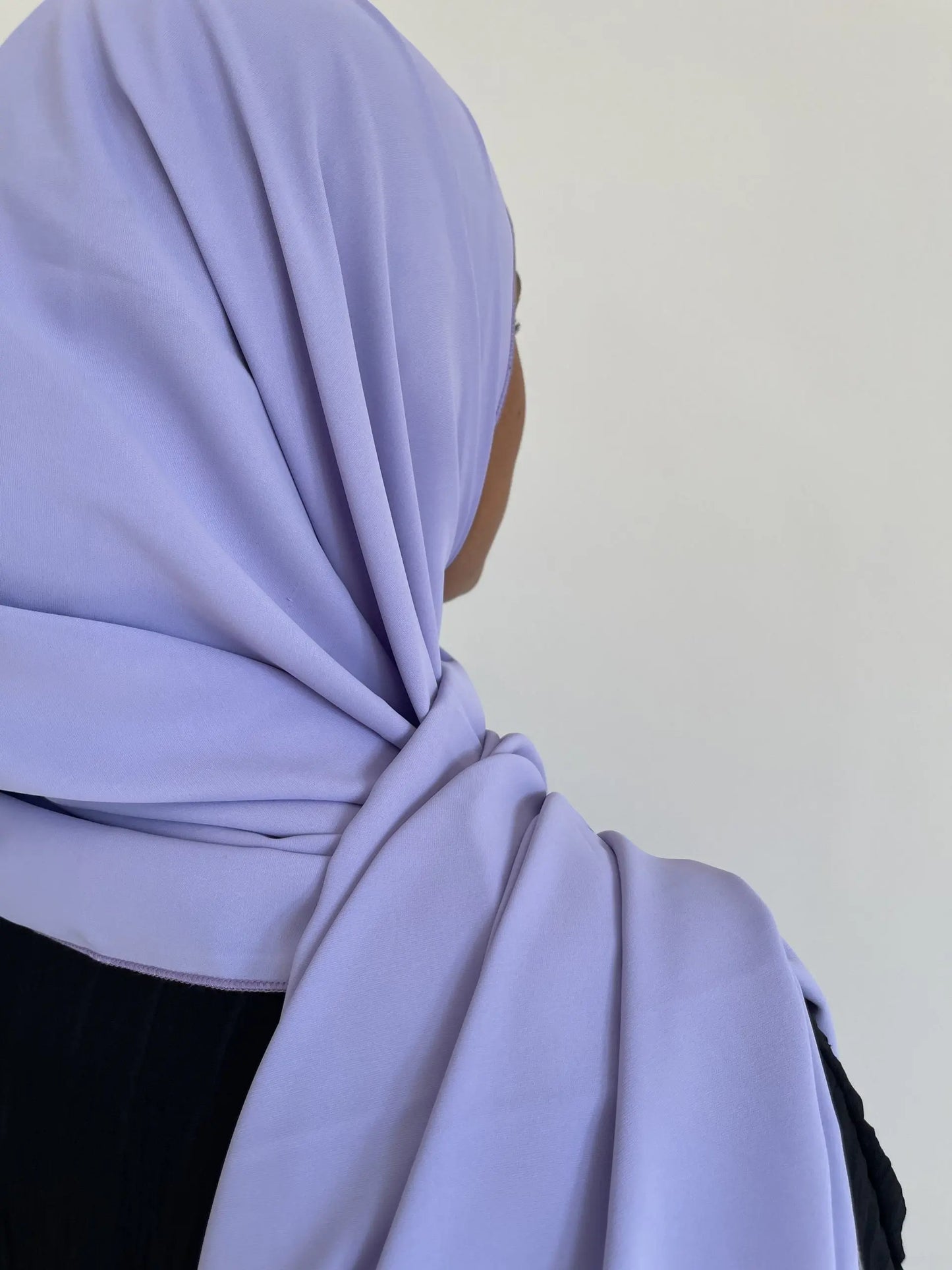 Lilac Medina Silk Veil