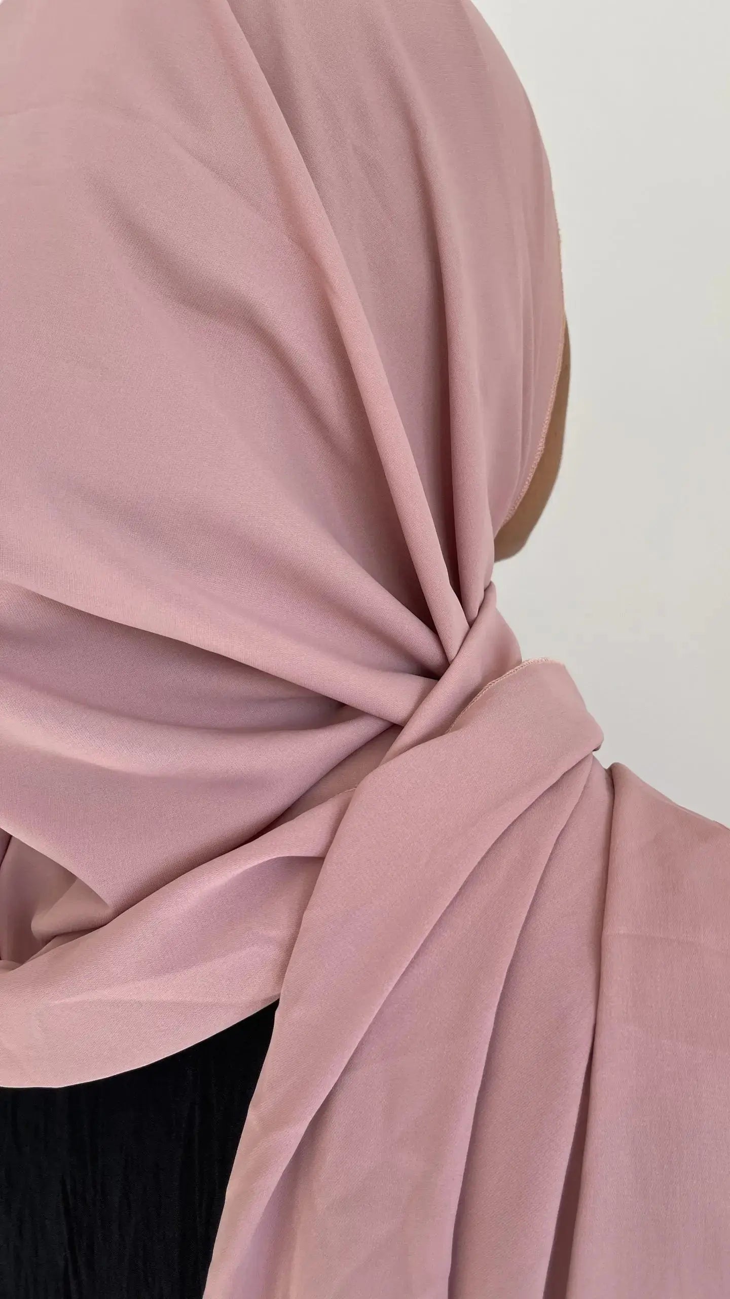 Voile Soie de Médine rose - Alniya Paris