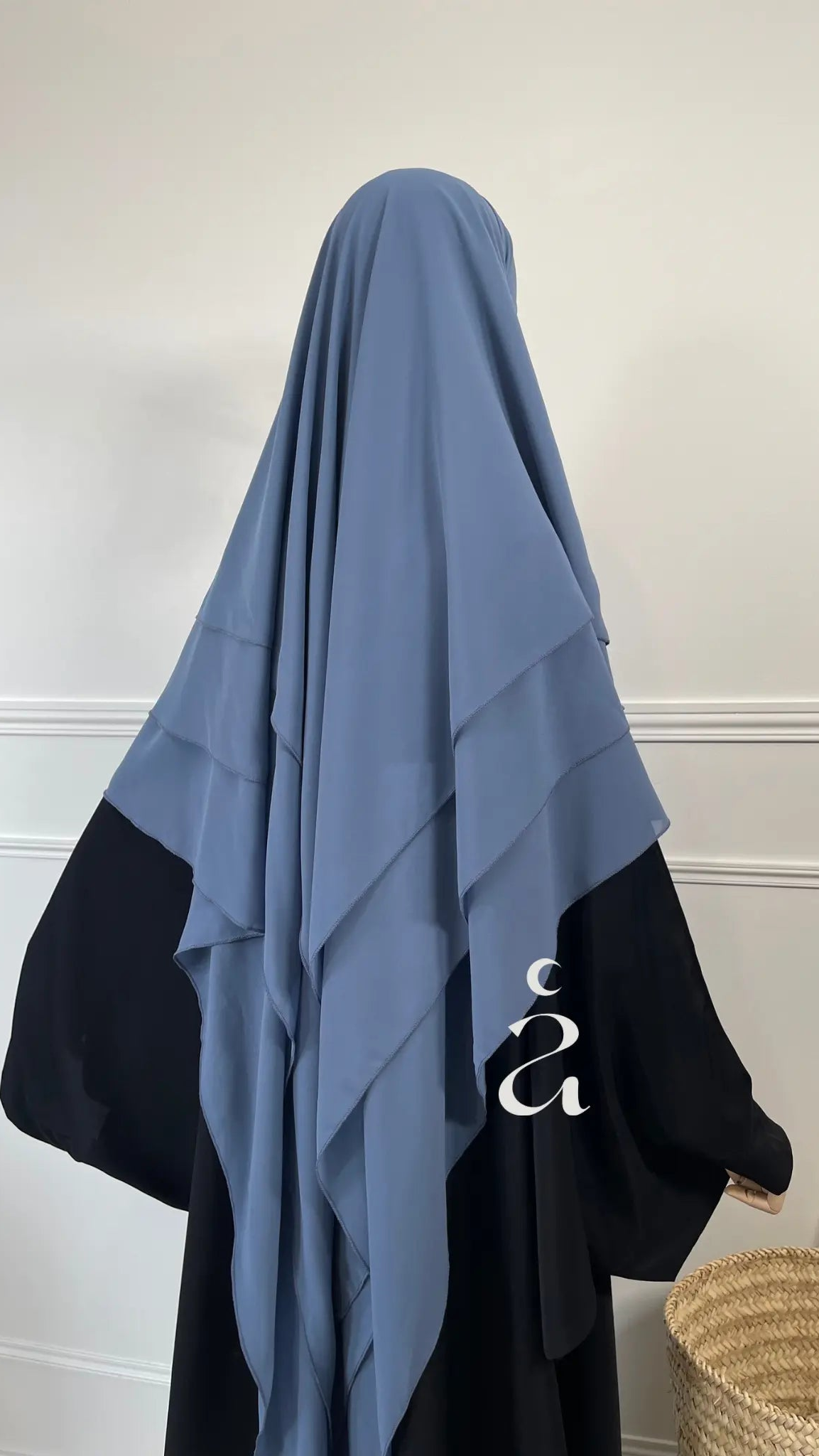 KHIMAR 3 VOILES MOUSSELINE Alniya Paris