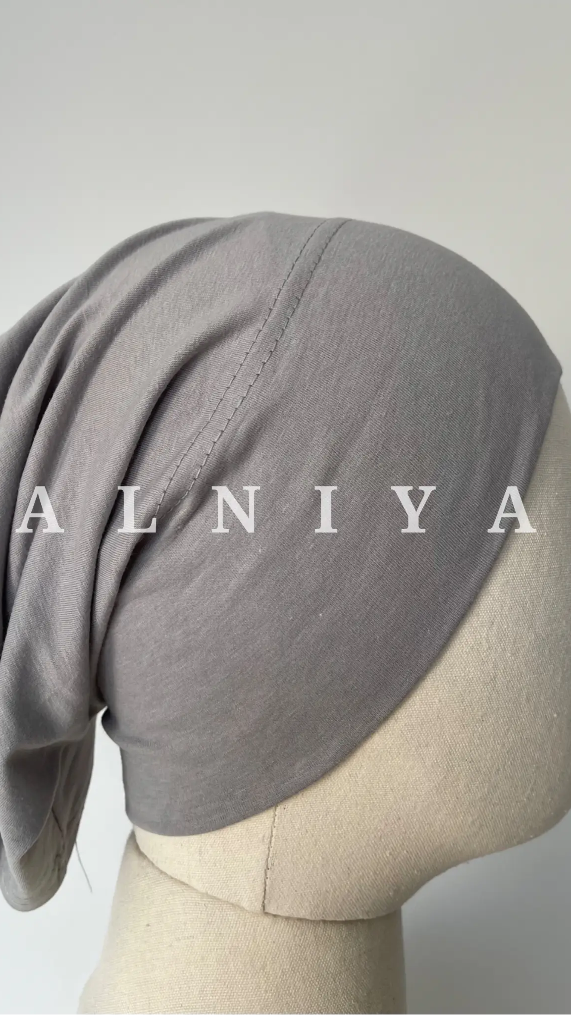 Bonnet tube gris clair - Alniya Paris