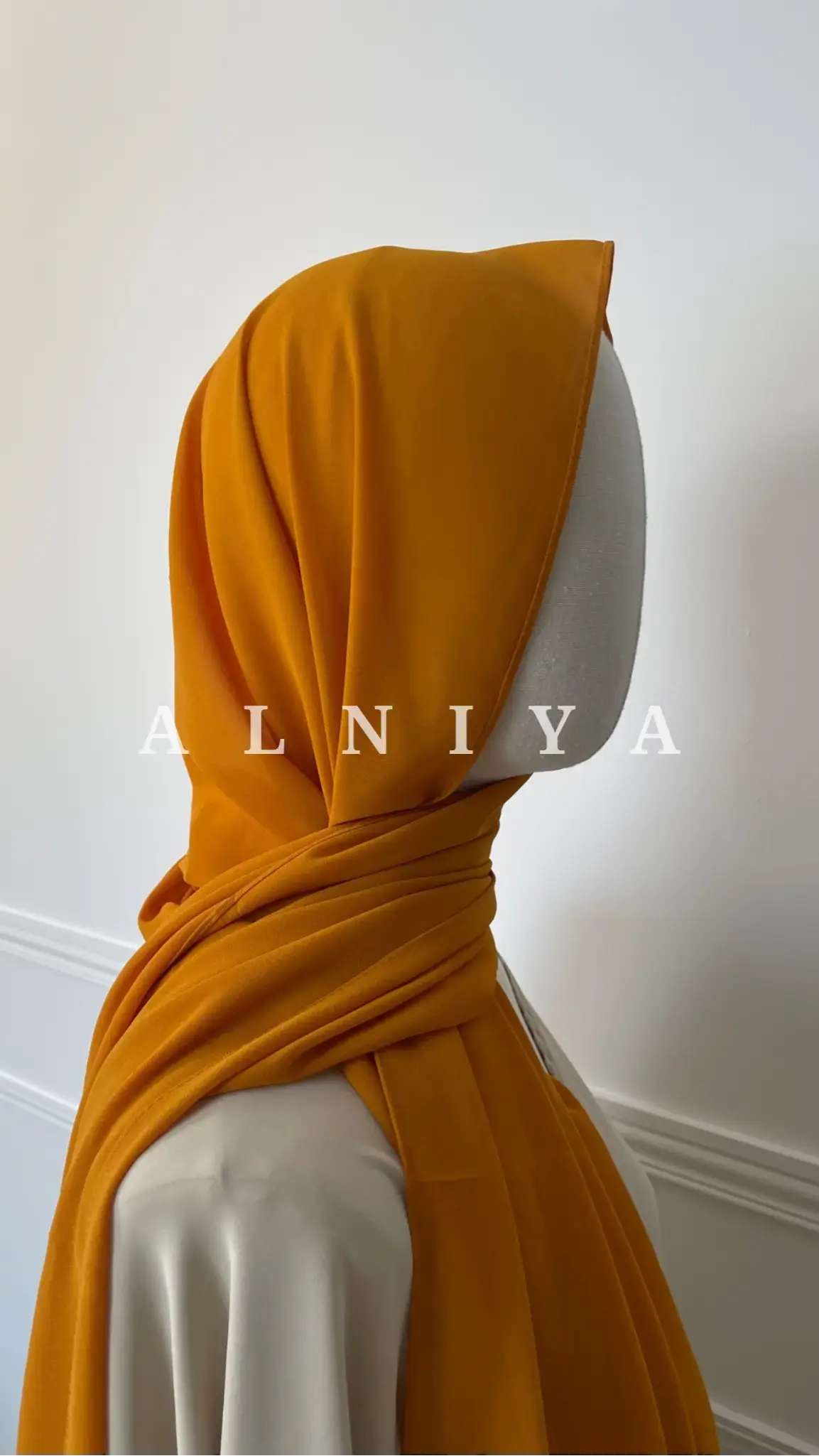 Mousseline orange - Alniya Paris