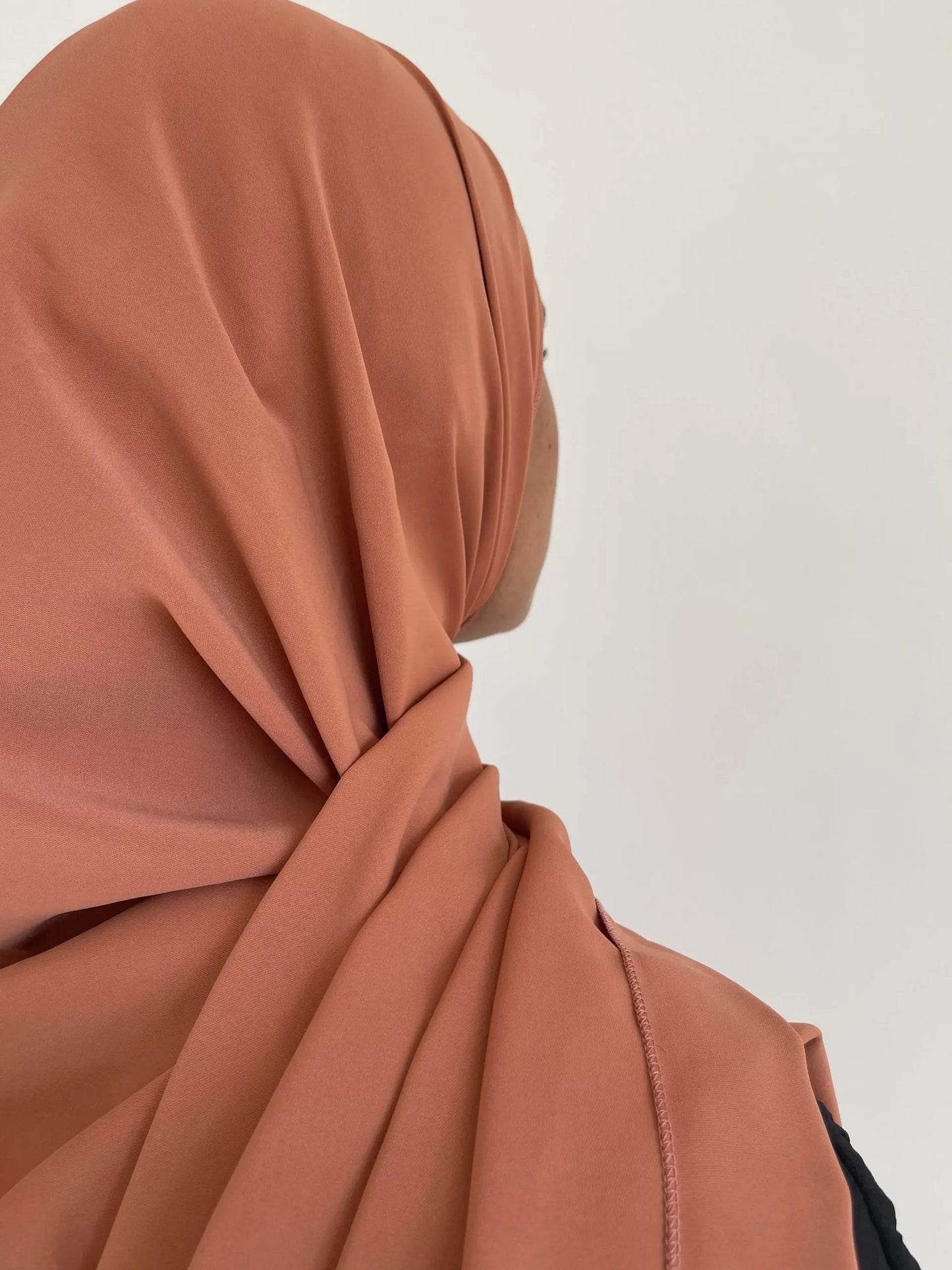 Peach Medina Silk Veil