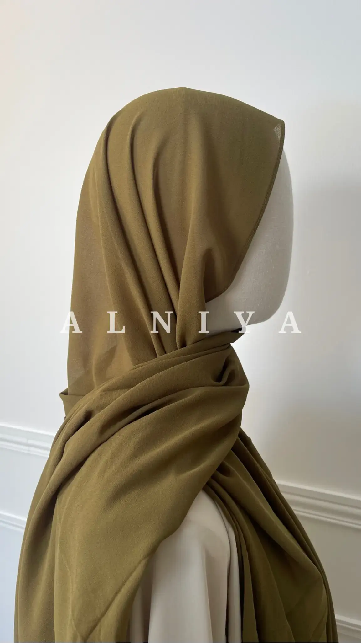 Mousseline pistache - Alniya Paris