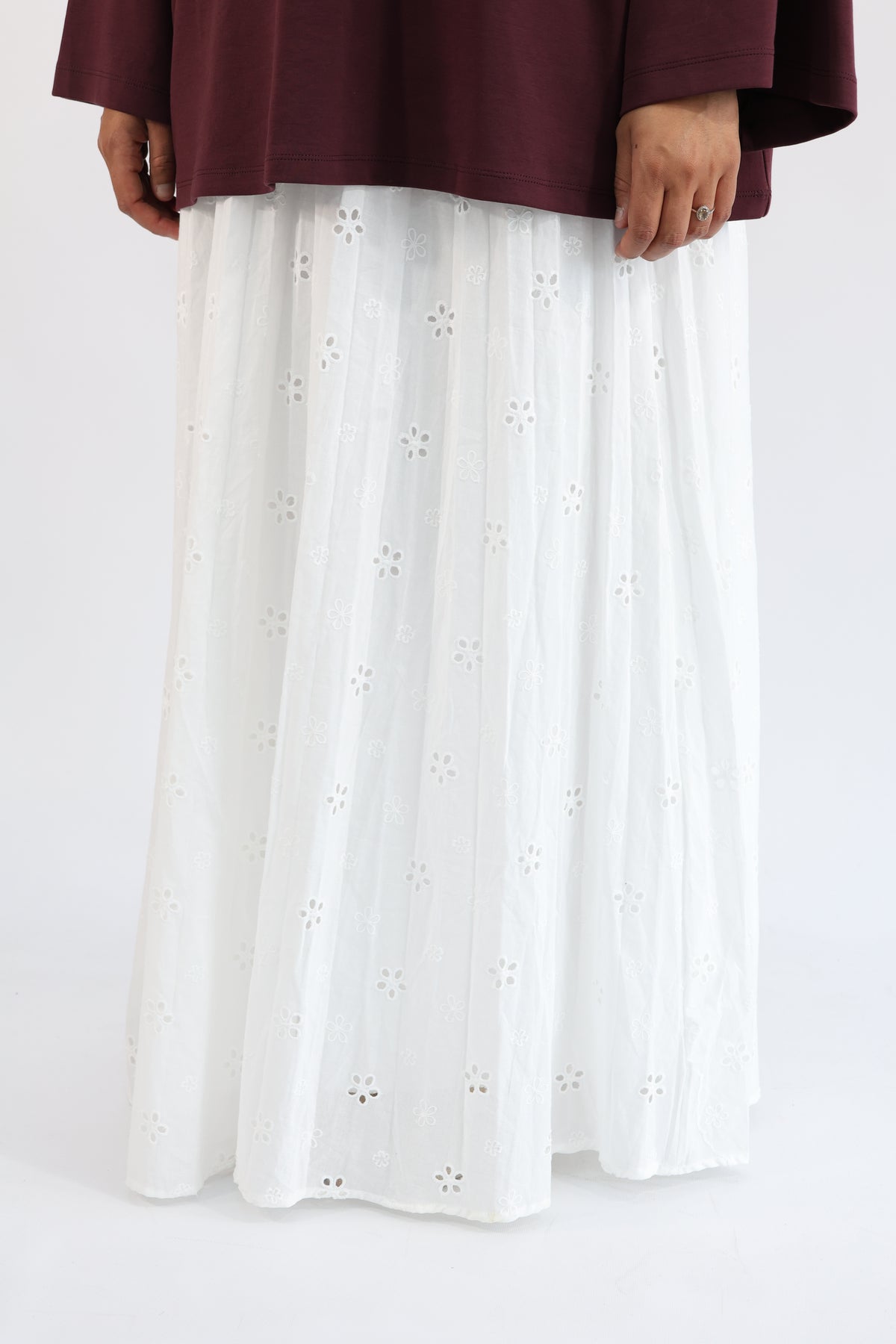 JUPE BRODERIE ANGLAISE