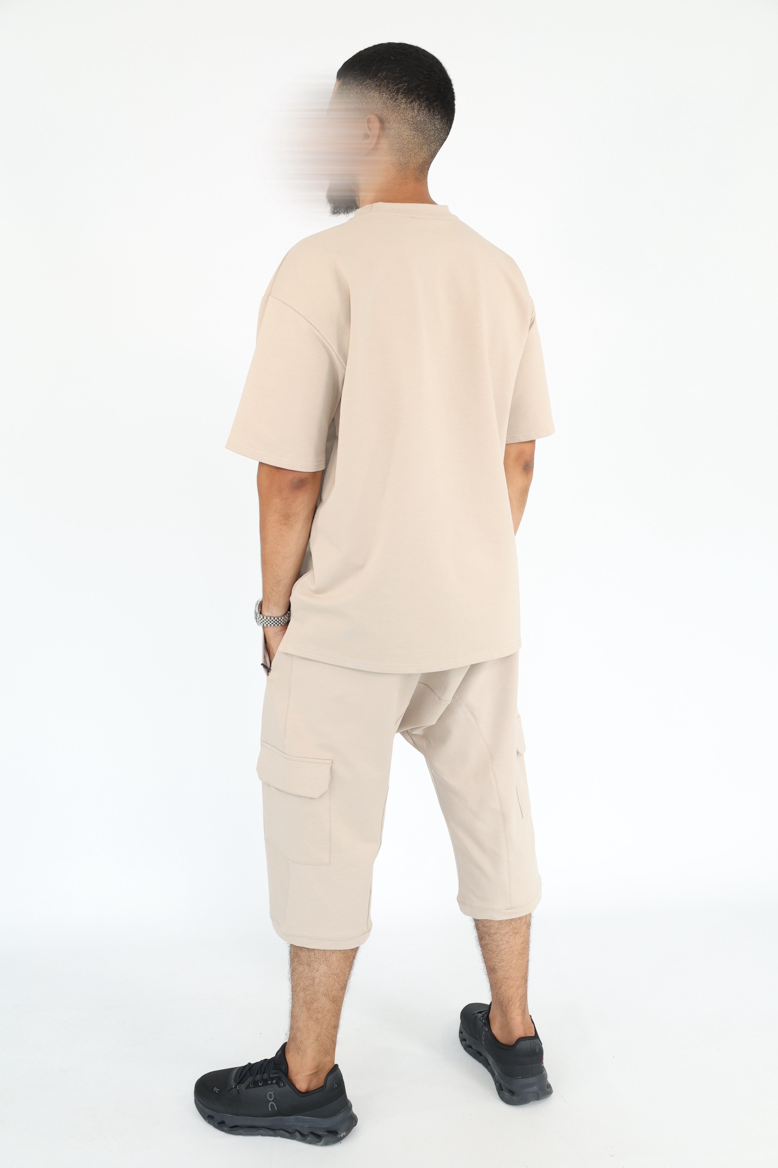BERMUDA LONG CARGO OVERSIZE HOMME