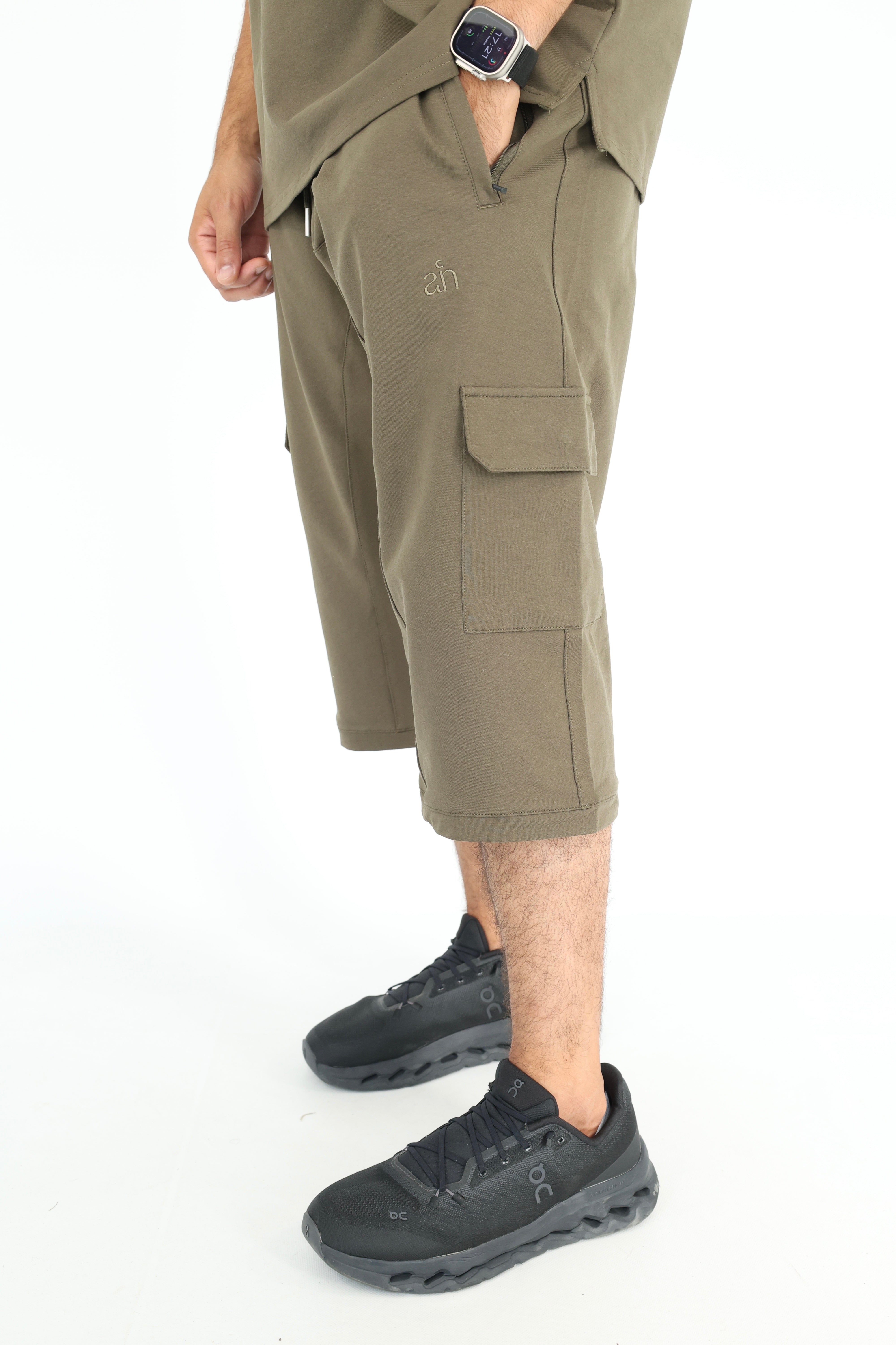 BERMUDA LONG CARGO OVERSIZE HOMME