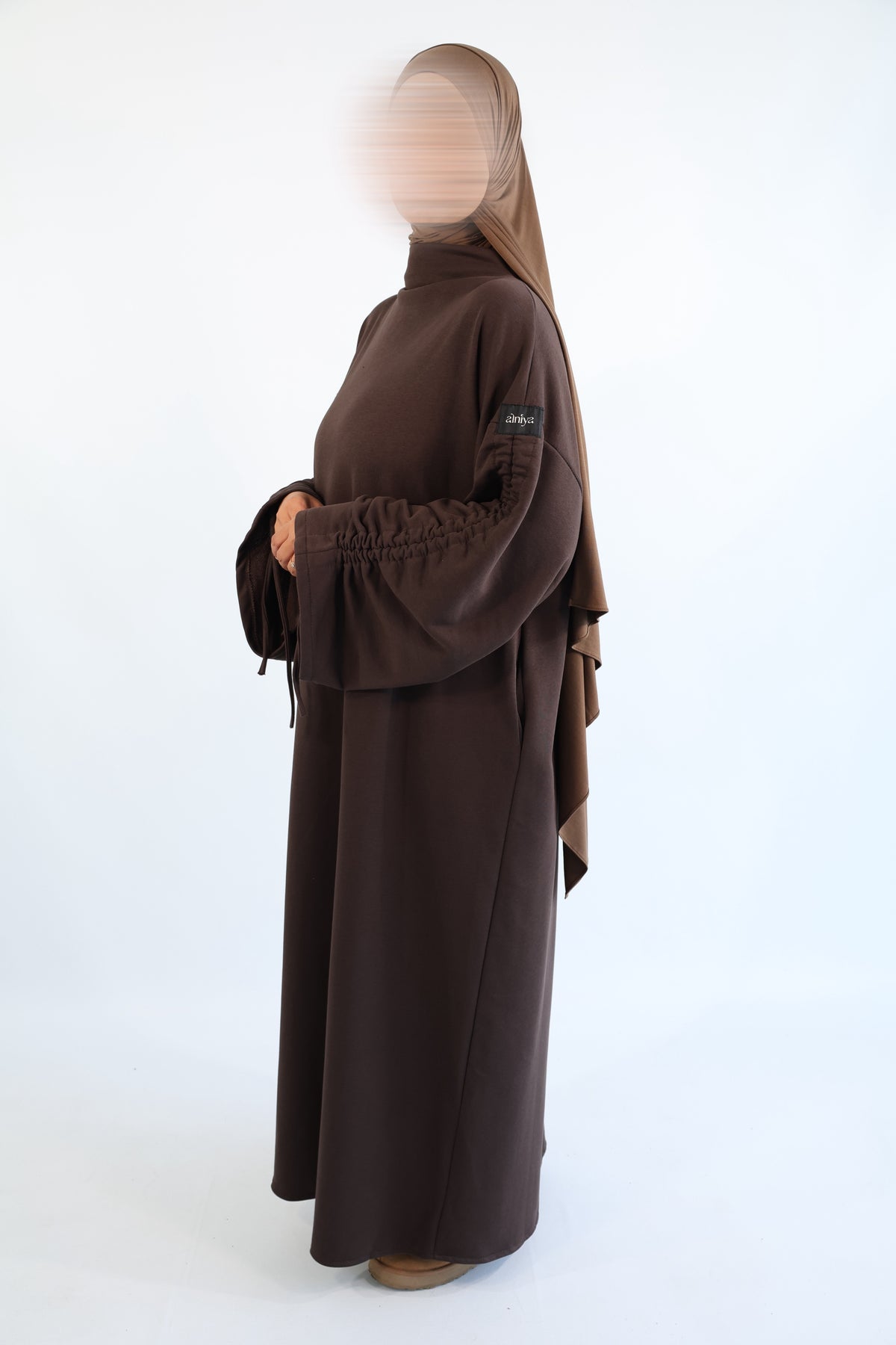 ROBE MANCHES FRONCÉES