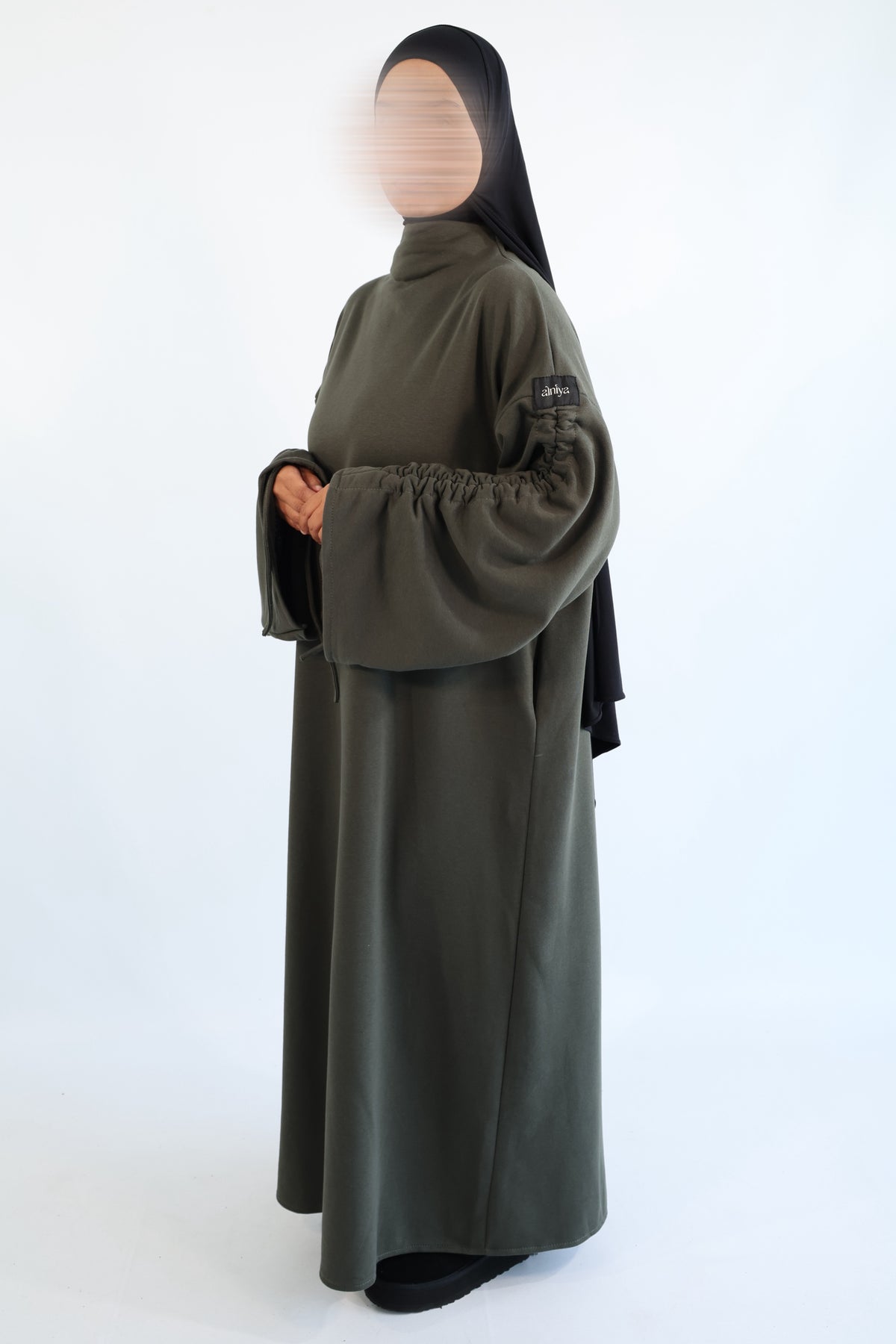 ROBE MANCHES FRONCÉES