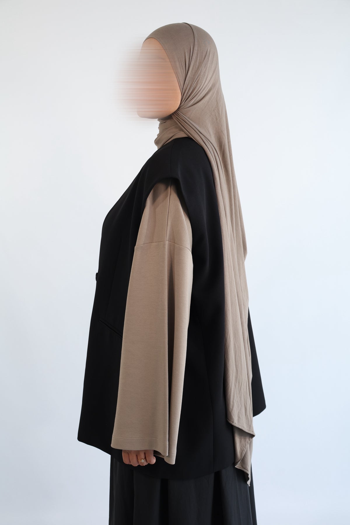 BLAZER SANS MANCHES OVERSIZE
