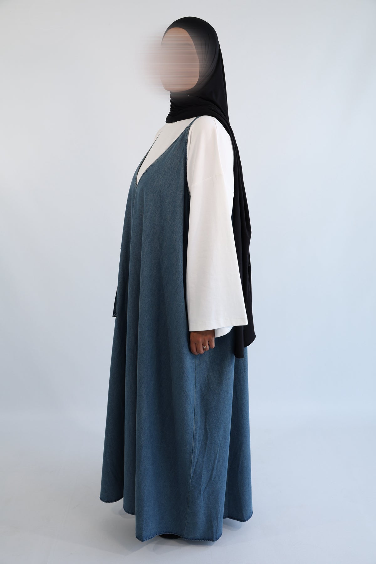 ROBE SALOPETTE DENIM COTON