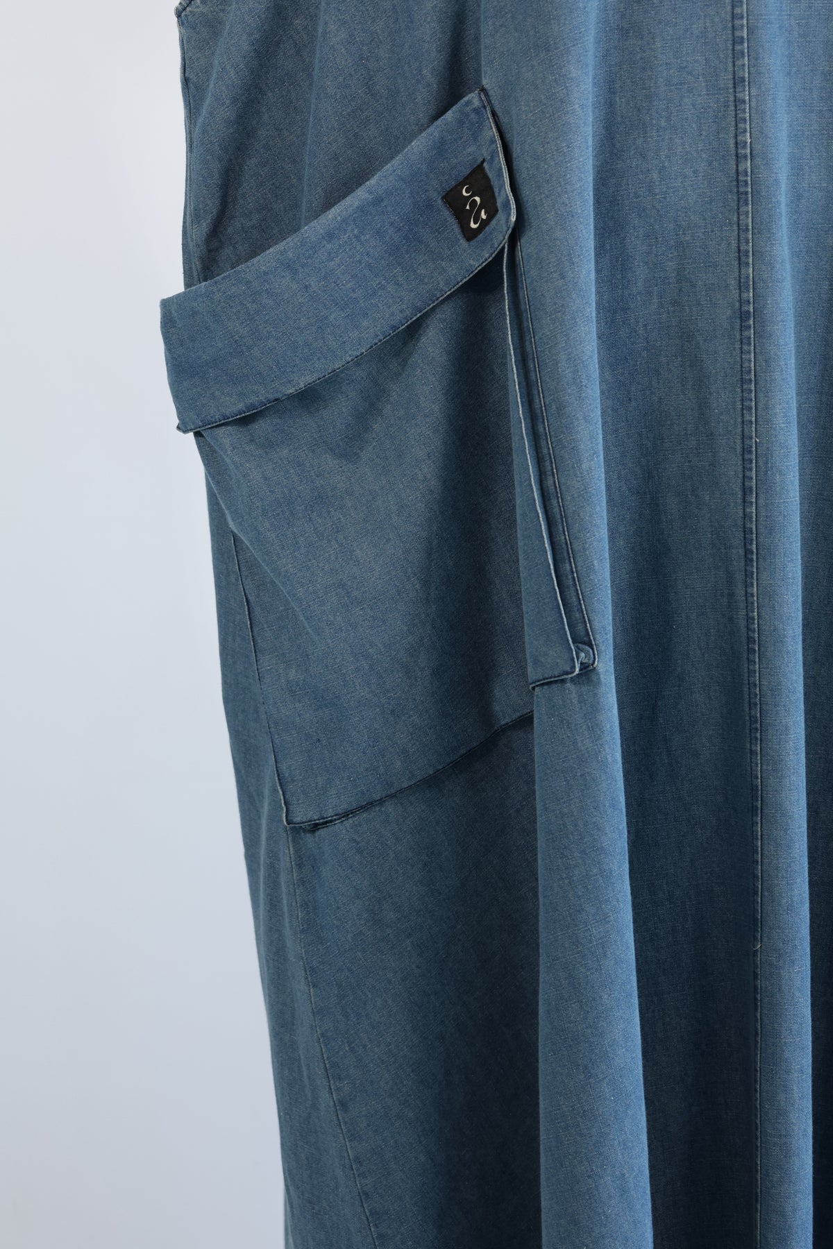 ROBE SALOPETTE DENIM COTON