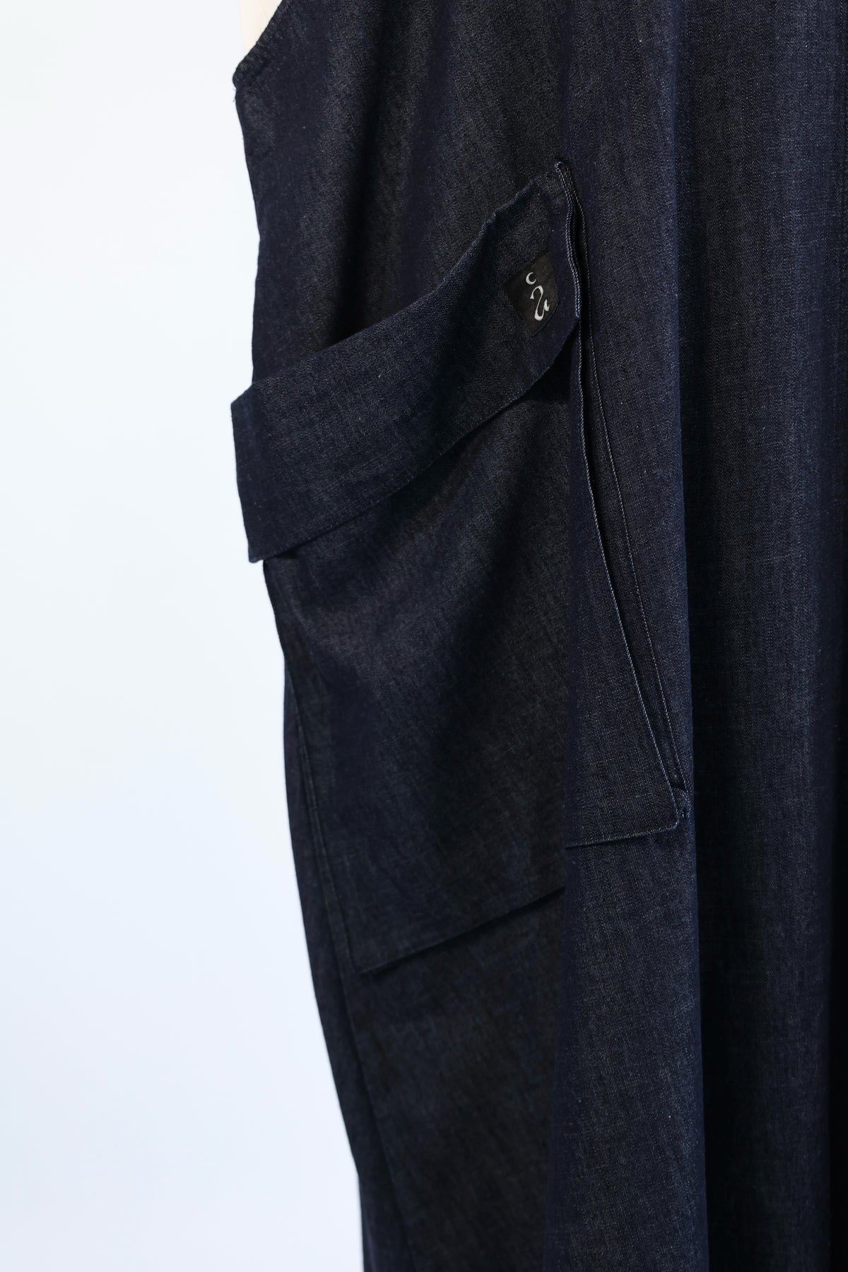 ROBE SALOPETTE DENIM COTON