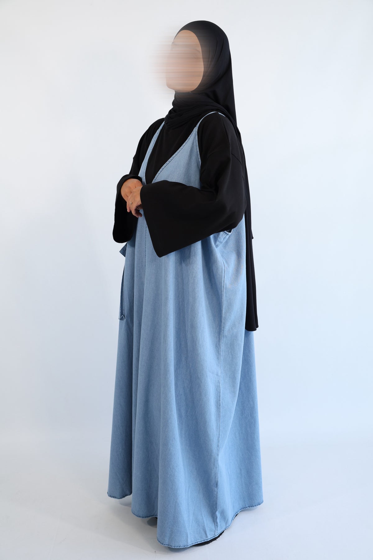 ROBE SALOPETTE DENIM COTON