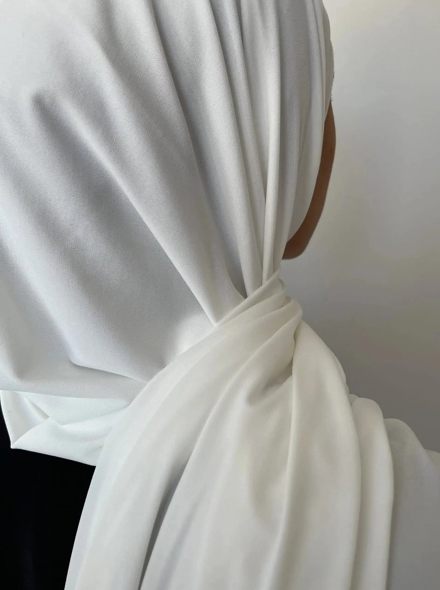 Jersey de luxe blanc sugar - Alniya Paris