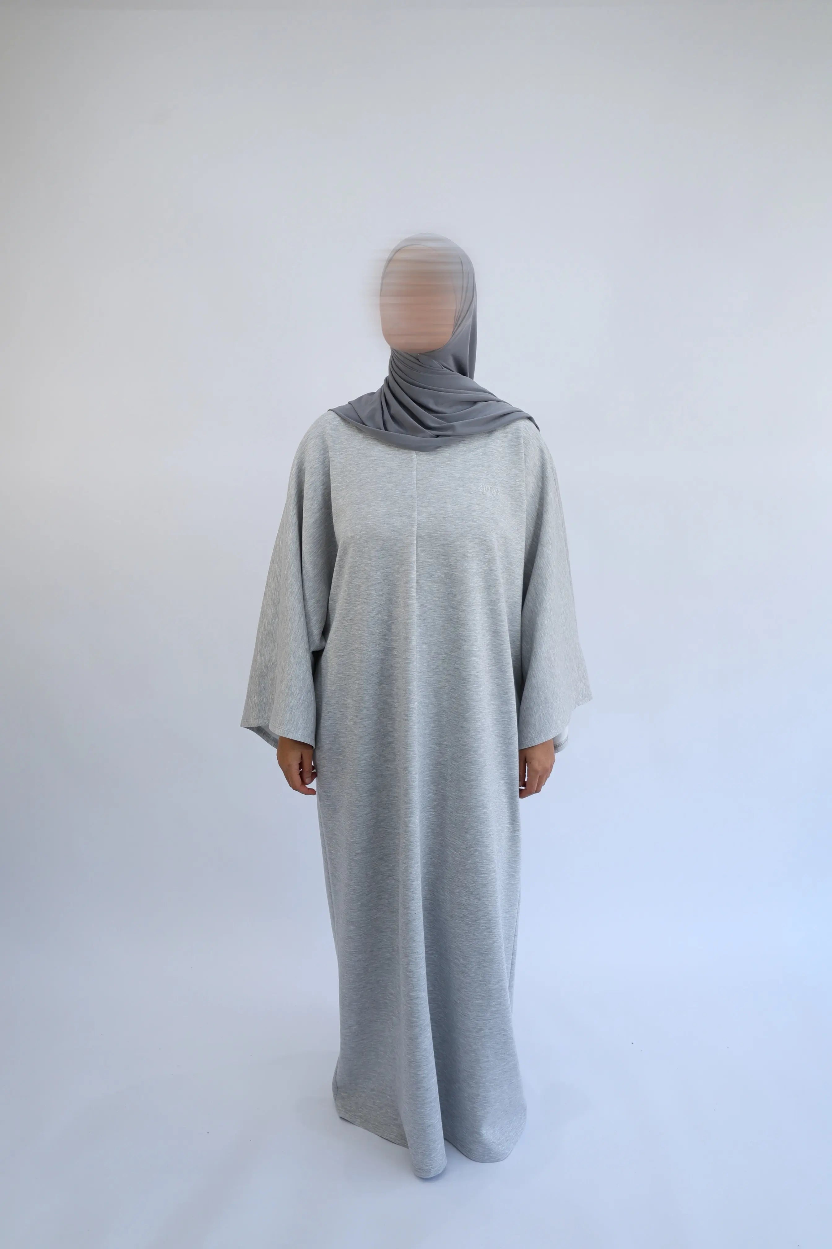 ROBE JOGGING OVERSIZE - SHAÏMA Gris chiné / Taille 3