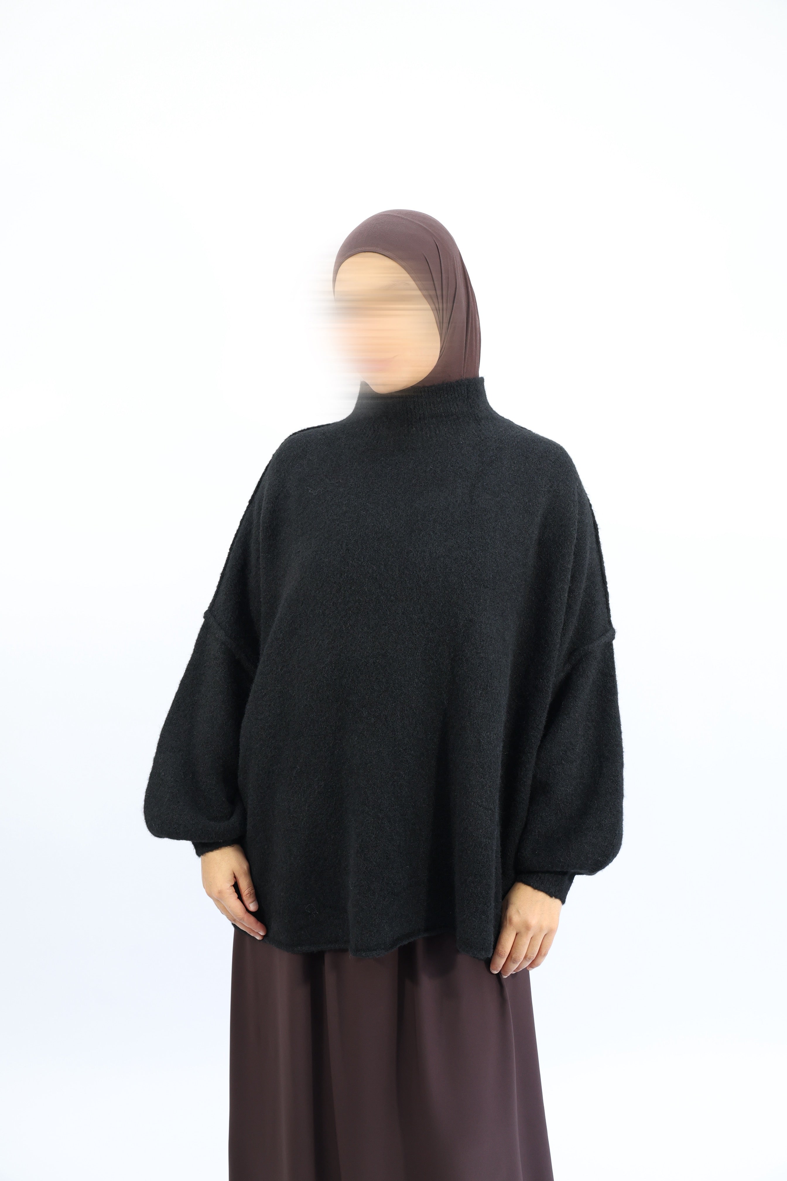 PULL LAINE OVERSIZE - LAYAL Noir