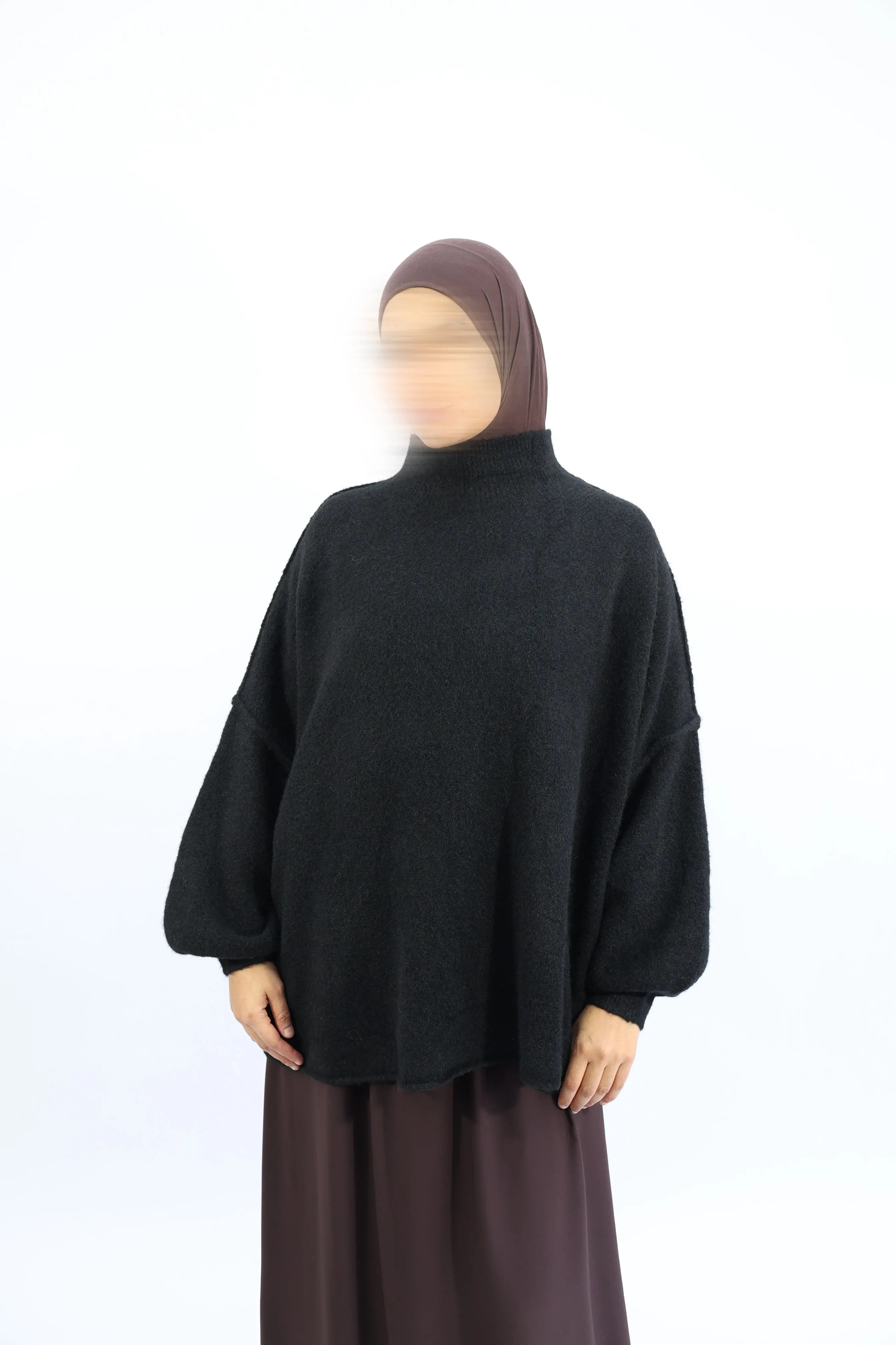 PULL LAINE OVERSIZE - LAYAL Noir