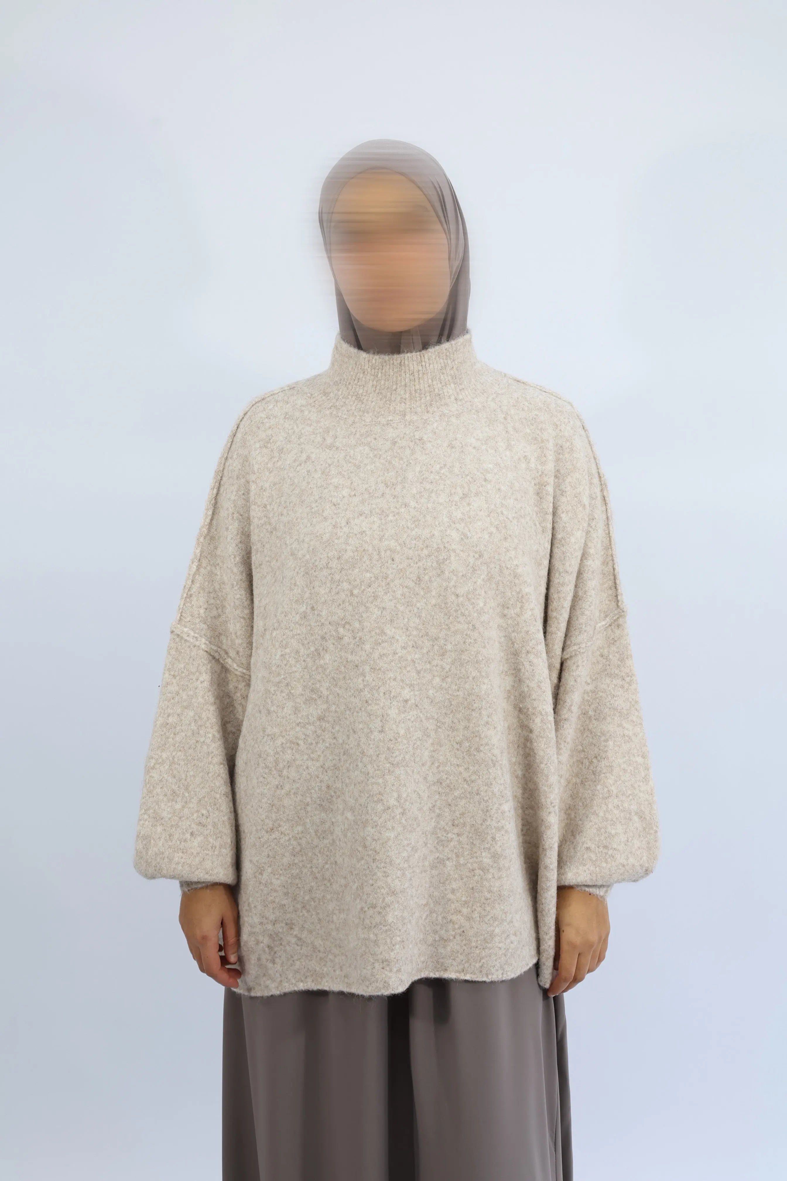 PULL LAINE OVERSIZE - LAYAL Taupe