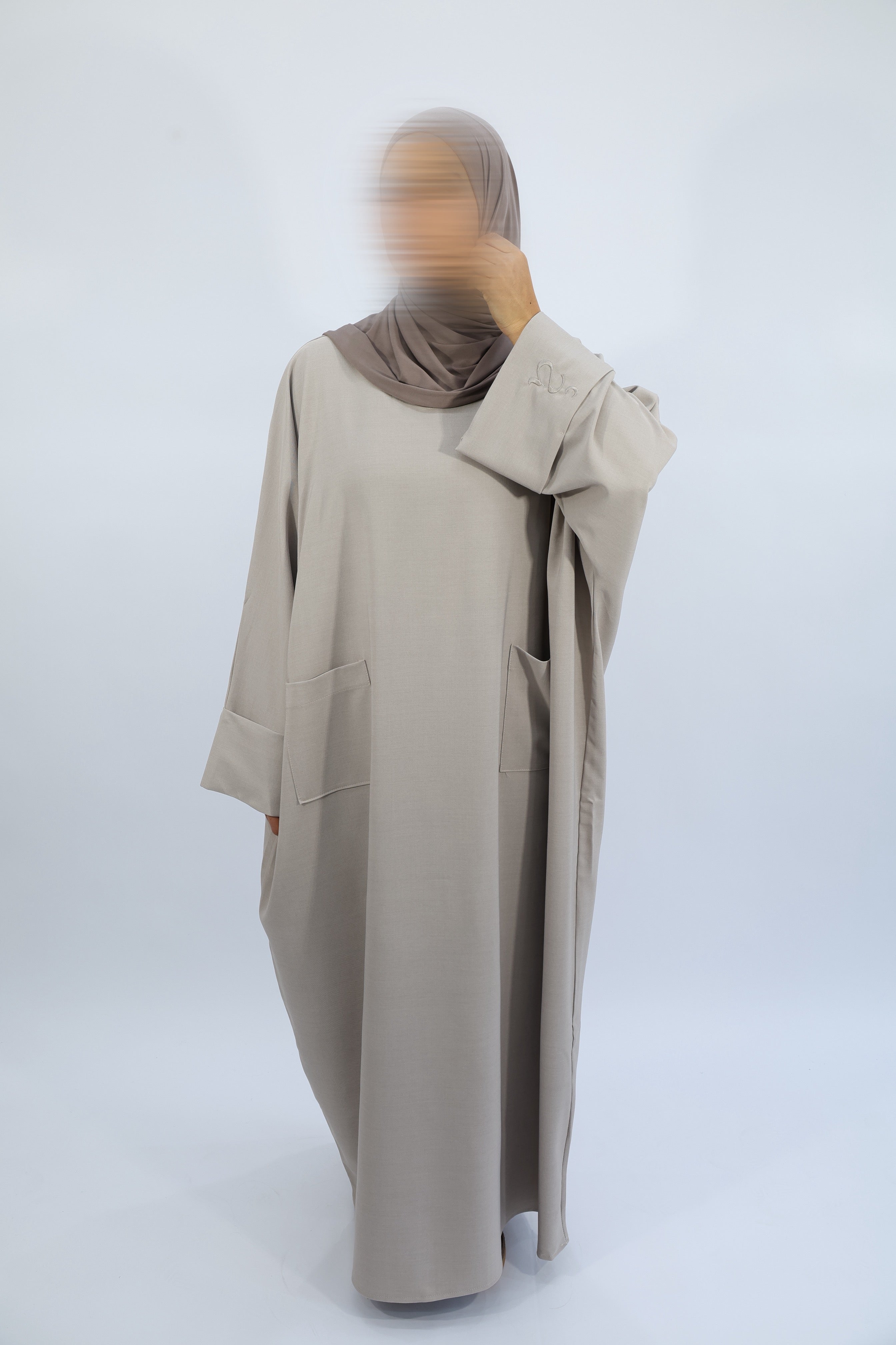 ABAYA - YÜSRA Taupe / Taille 3