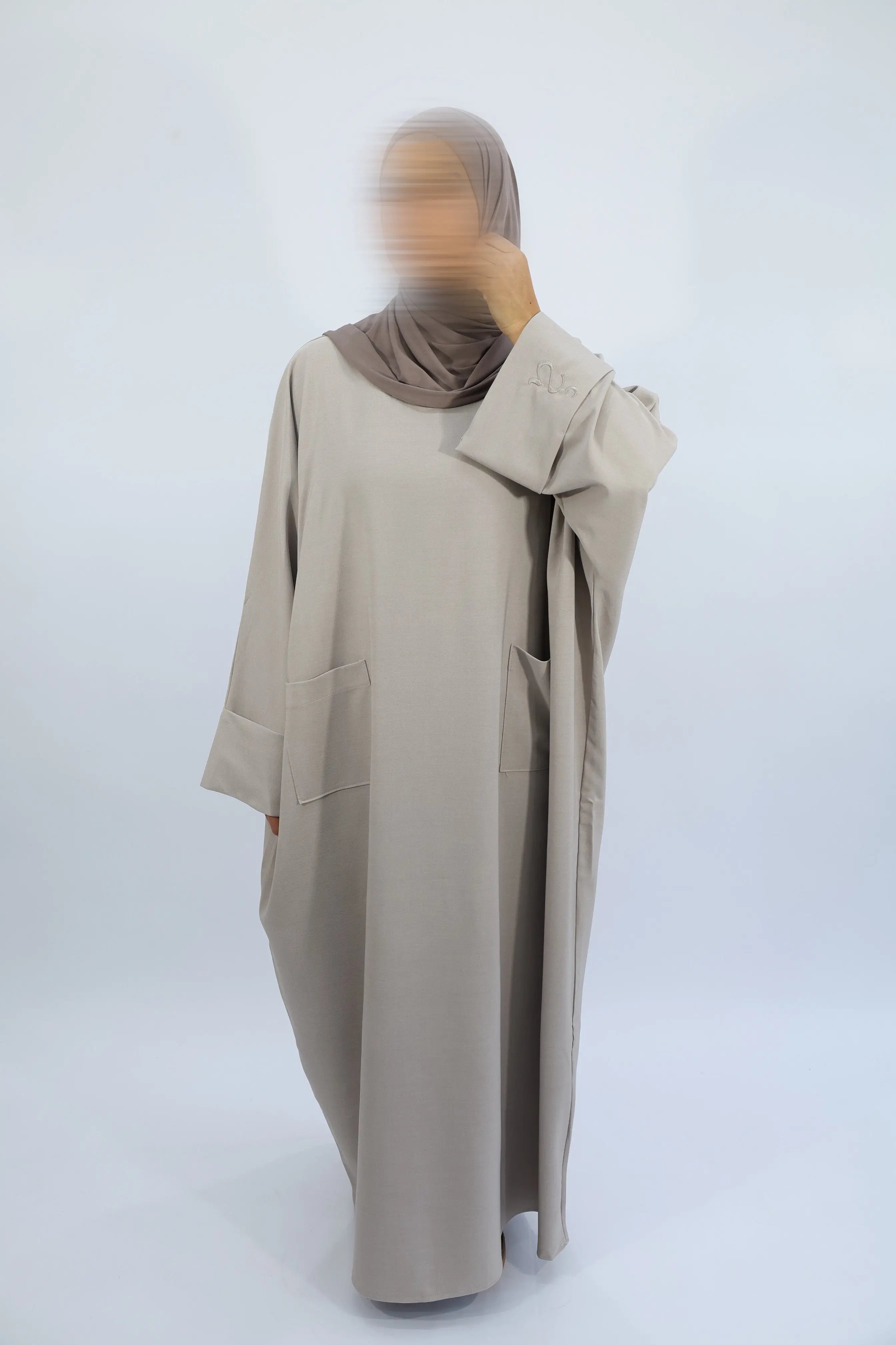 ABAYA - YÜSRA Taupe / Taille 3