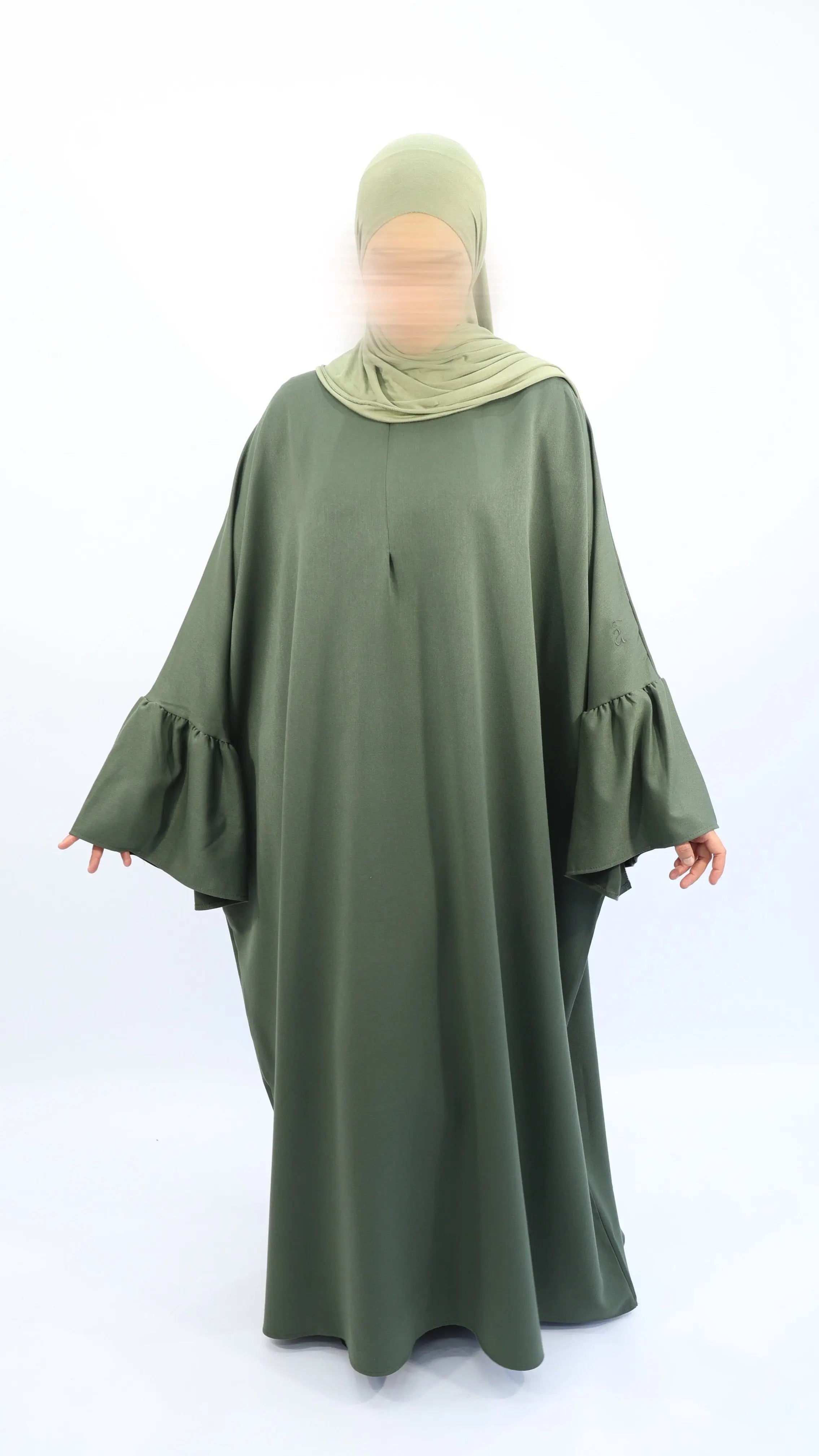 ABAYA ALLAITEMENT - NOURA Olive / Taille 3