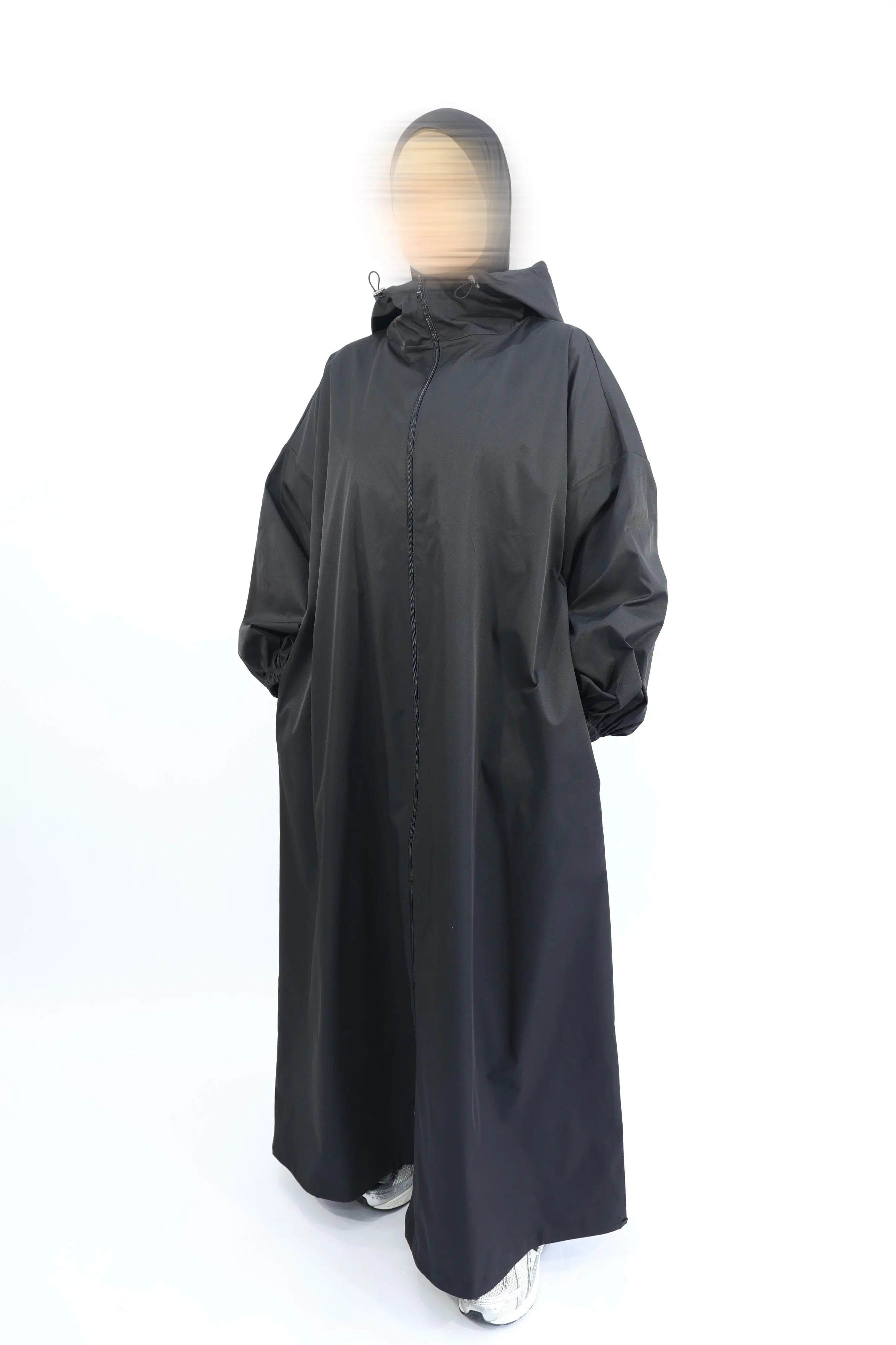VESTE LONGUE 100% IMPERMÉABLE Noir / Taille 3