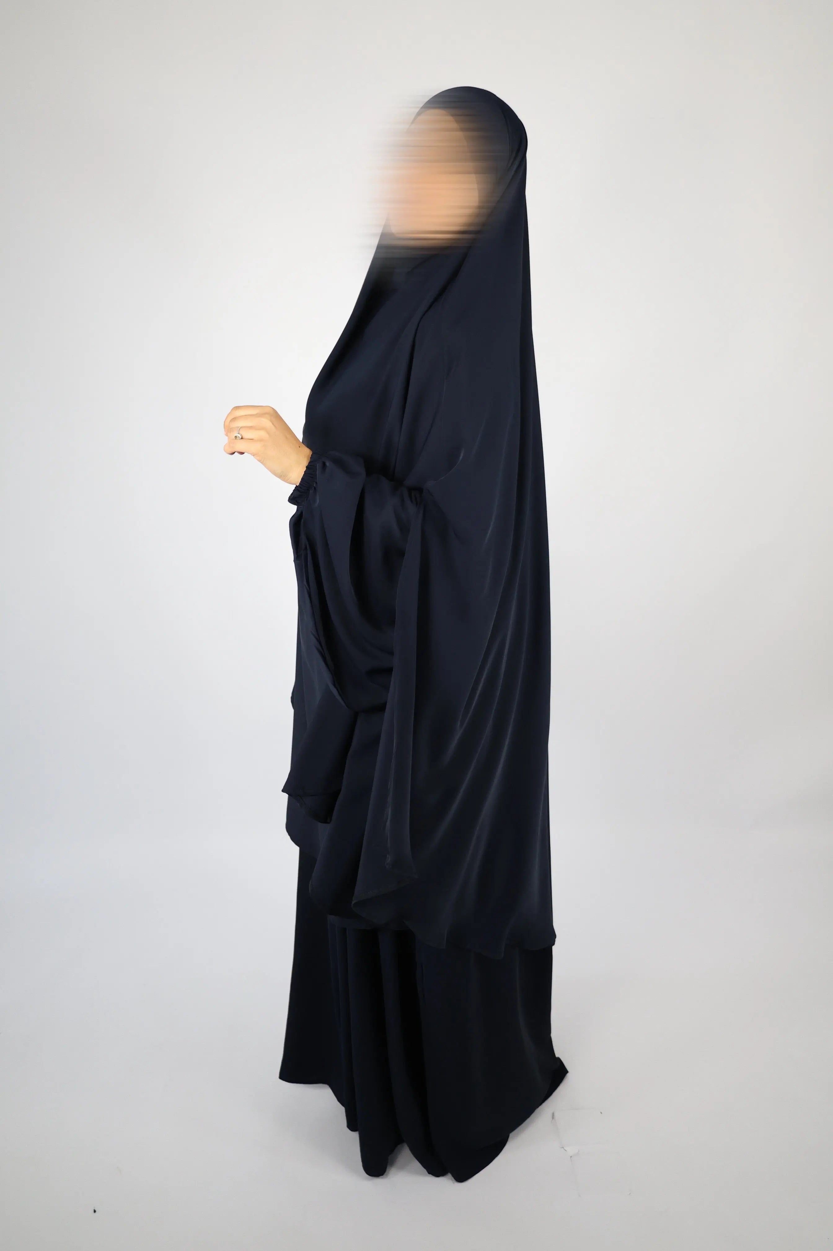 KHIMAR MEDINE - MAXI FENTE signature Noir