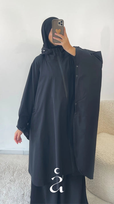Cape 100% imperméable coupe-vent trois quarts Kira - Alniya