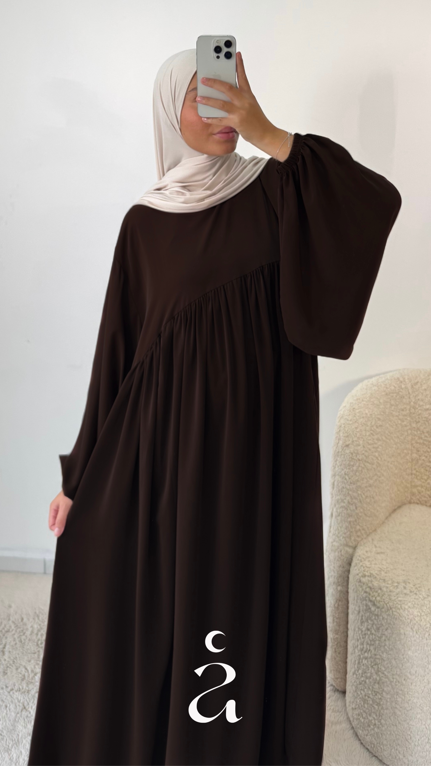 ABAYA SOIE DE MÉDINE ESMA NEW