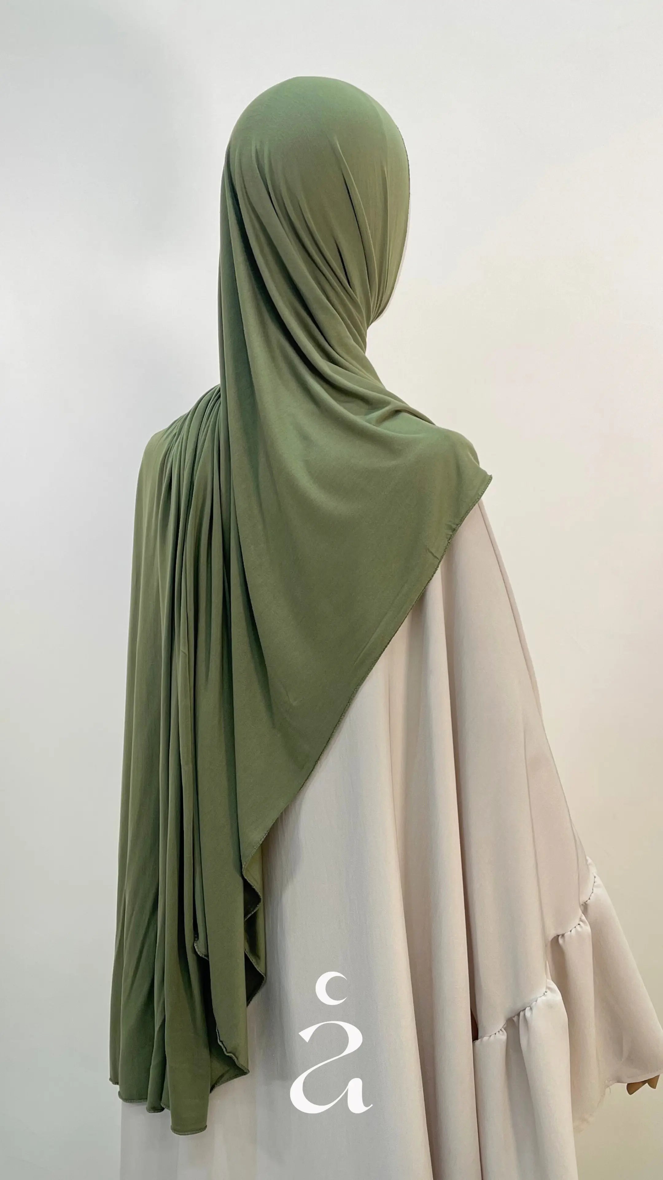 HIJAB JERSEY - COTON Kaki