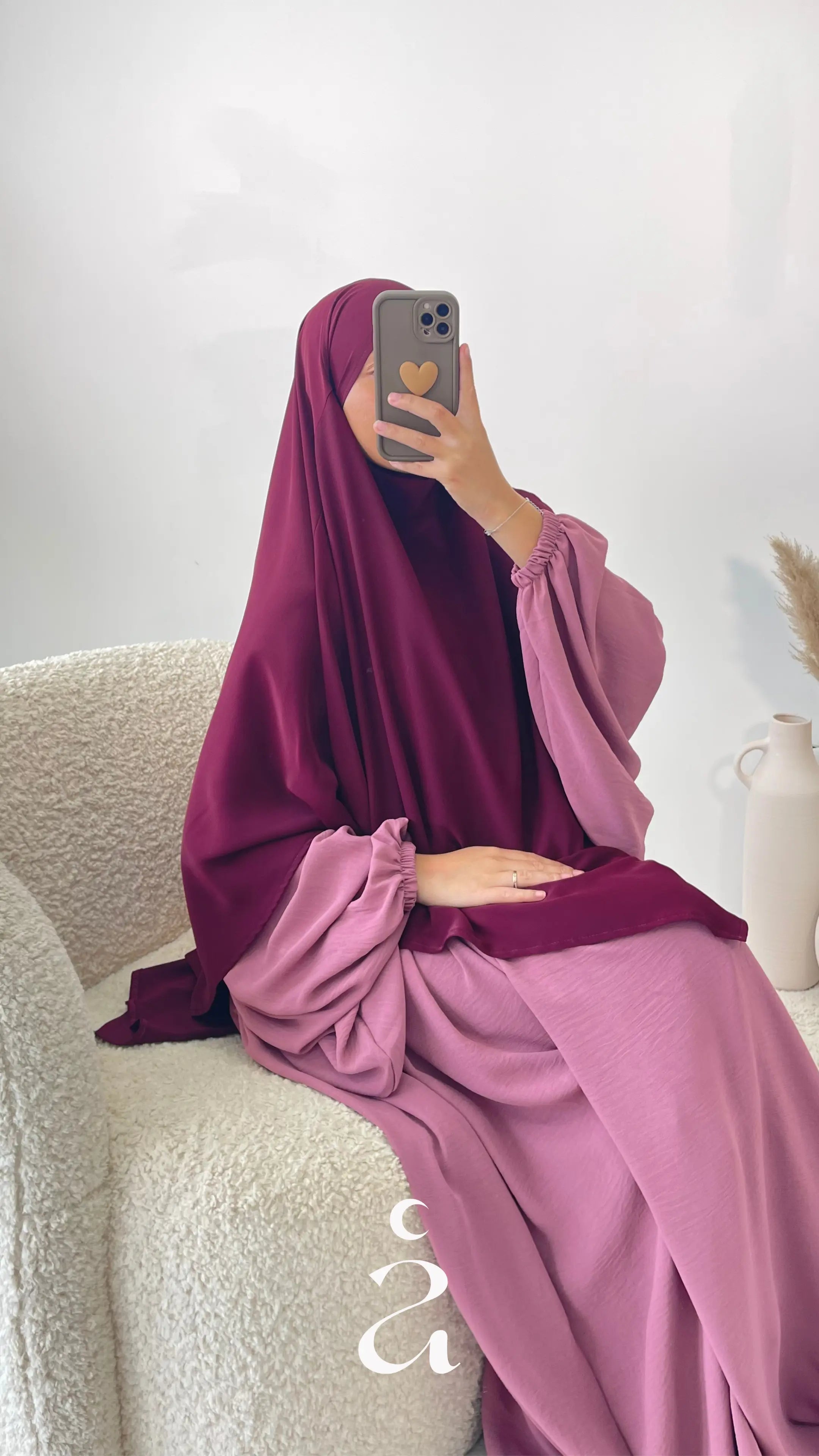 KHIMAR SOIE DE MEDINE - Signature Bordeaux