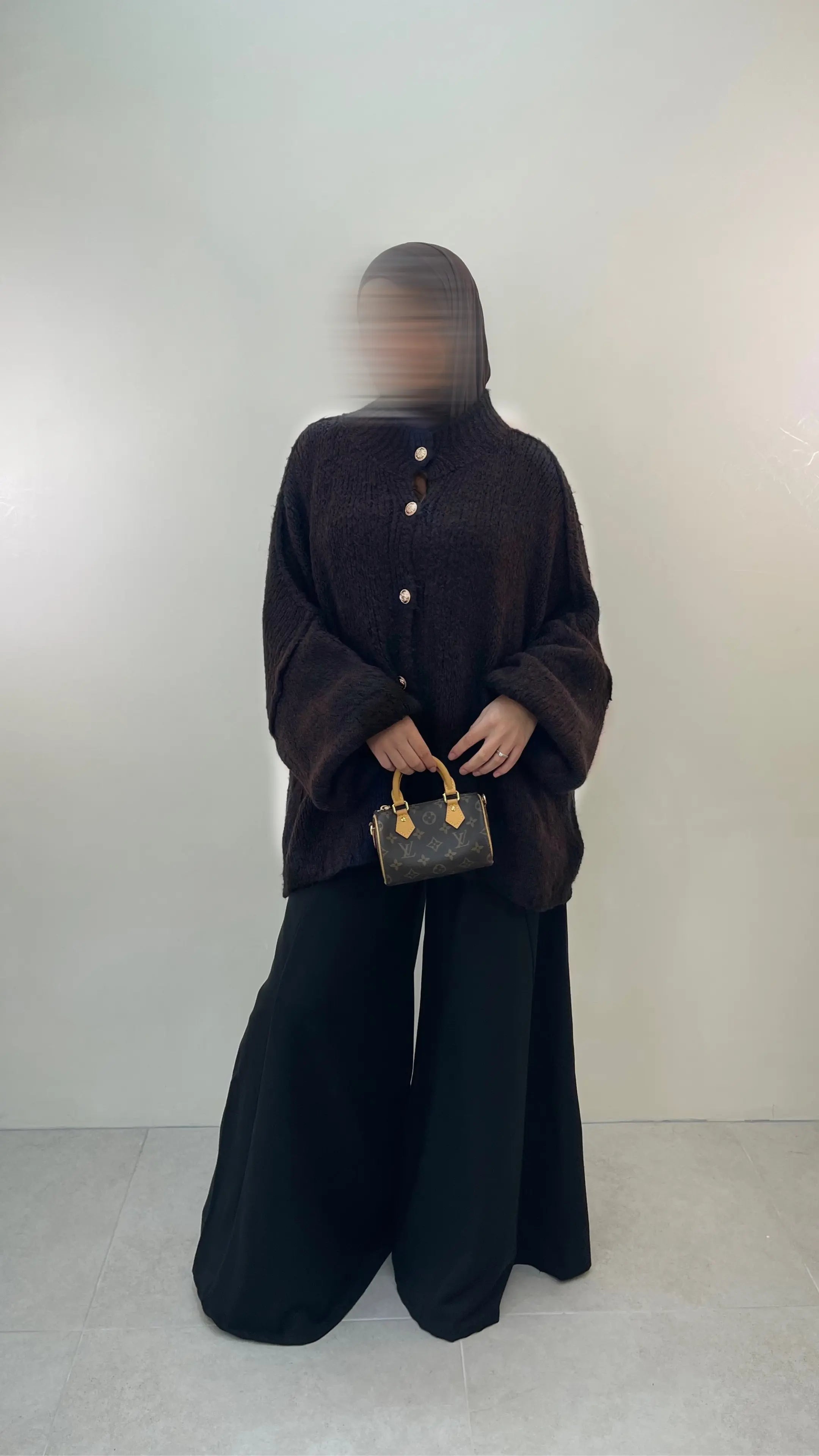 PANTALON OVERSIZE PATTES D’ÉLÉPHANT - LAYLA Noir / L