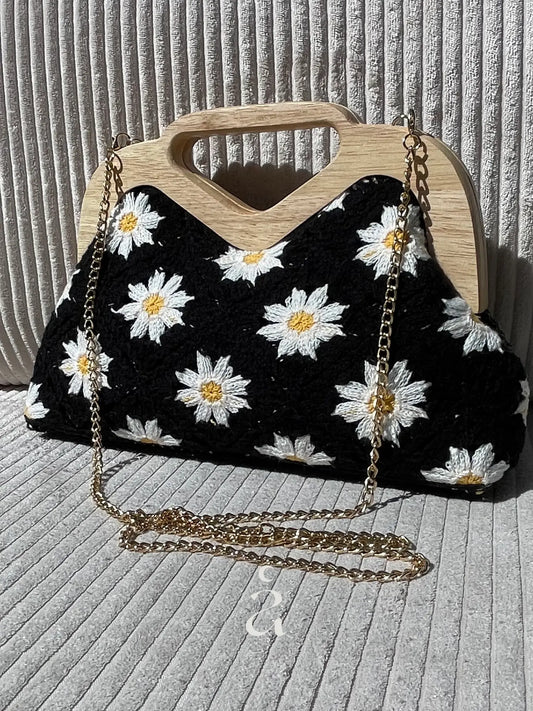 SAC MARGUERITE NOIR - Alniya Paris