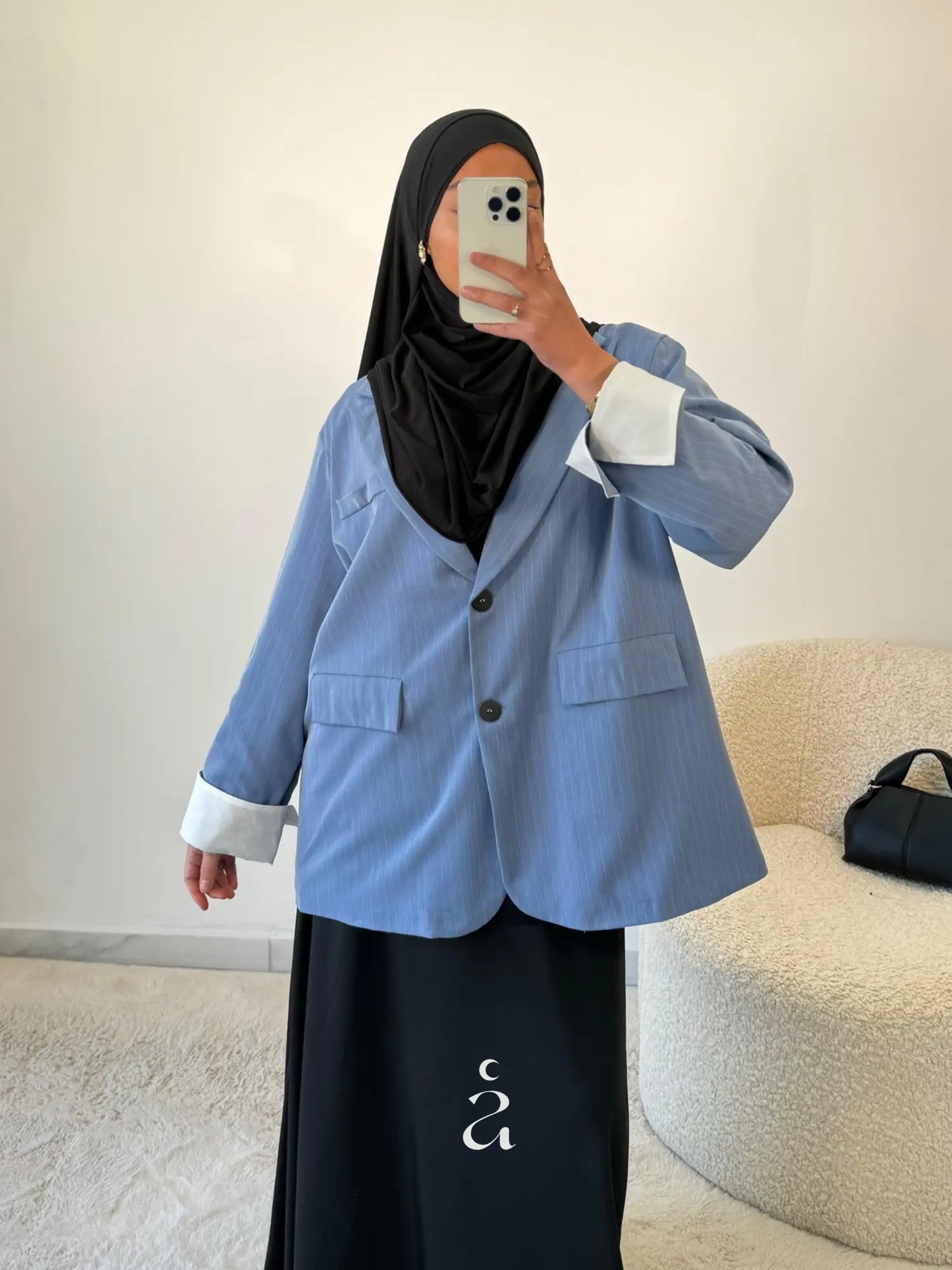 BLAZER SAPHIR - Alniya Paris