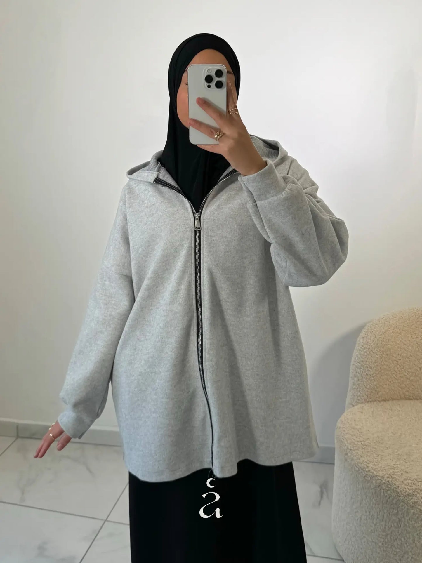 VESTE À ZIP Alniya Paris