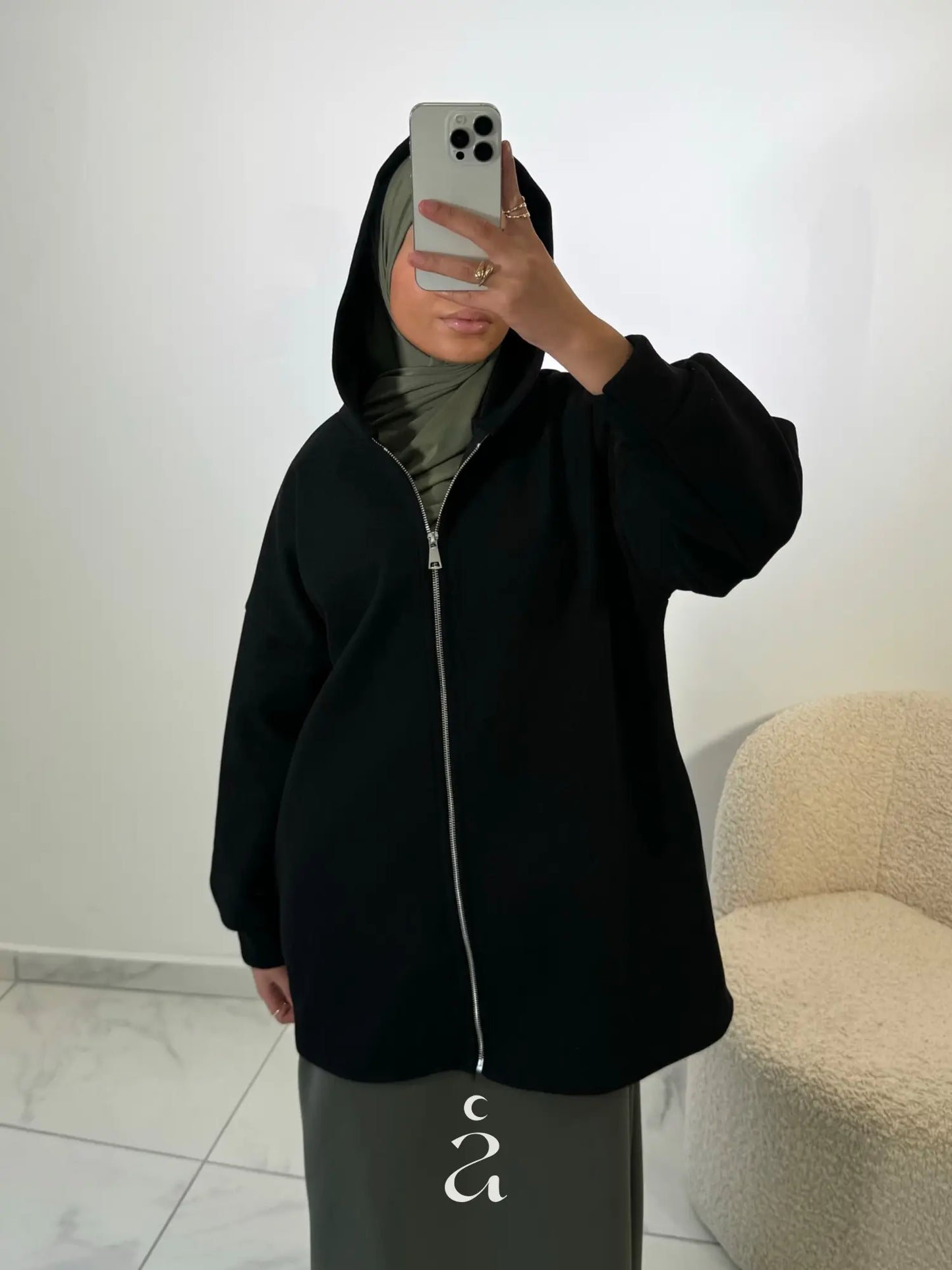 VESTE À ZIP Alniya Paris