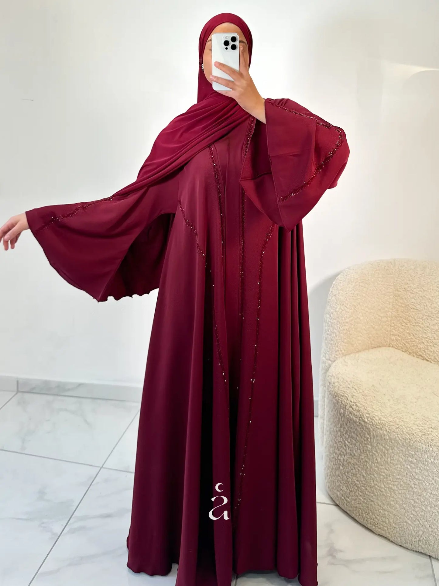 abaya dubai bordeaux