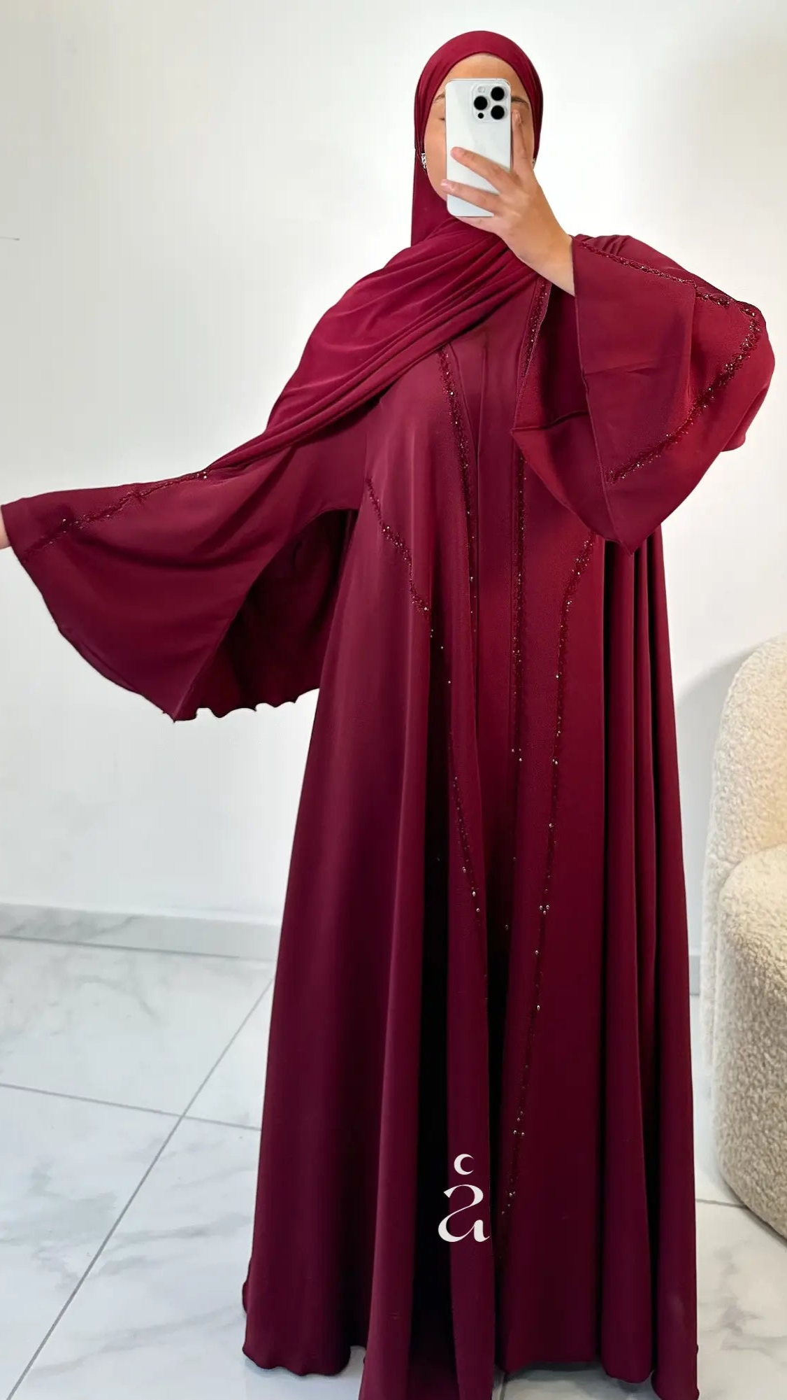 abaya dubai bordeaux