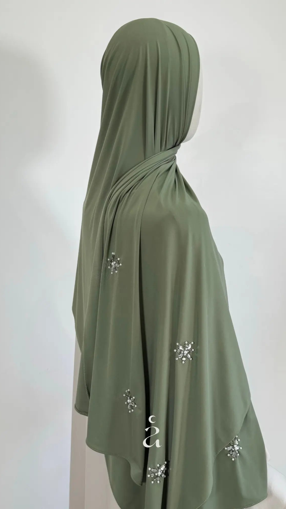 hijab jersey de luxe fleur de brise