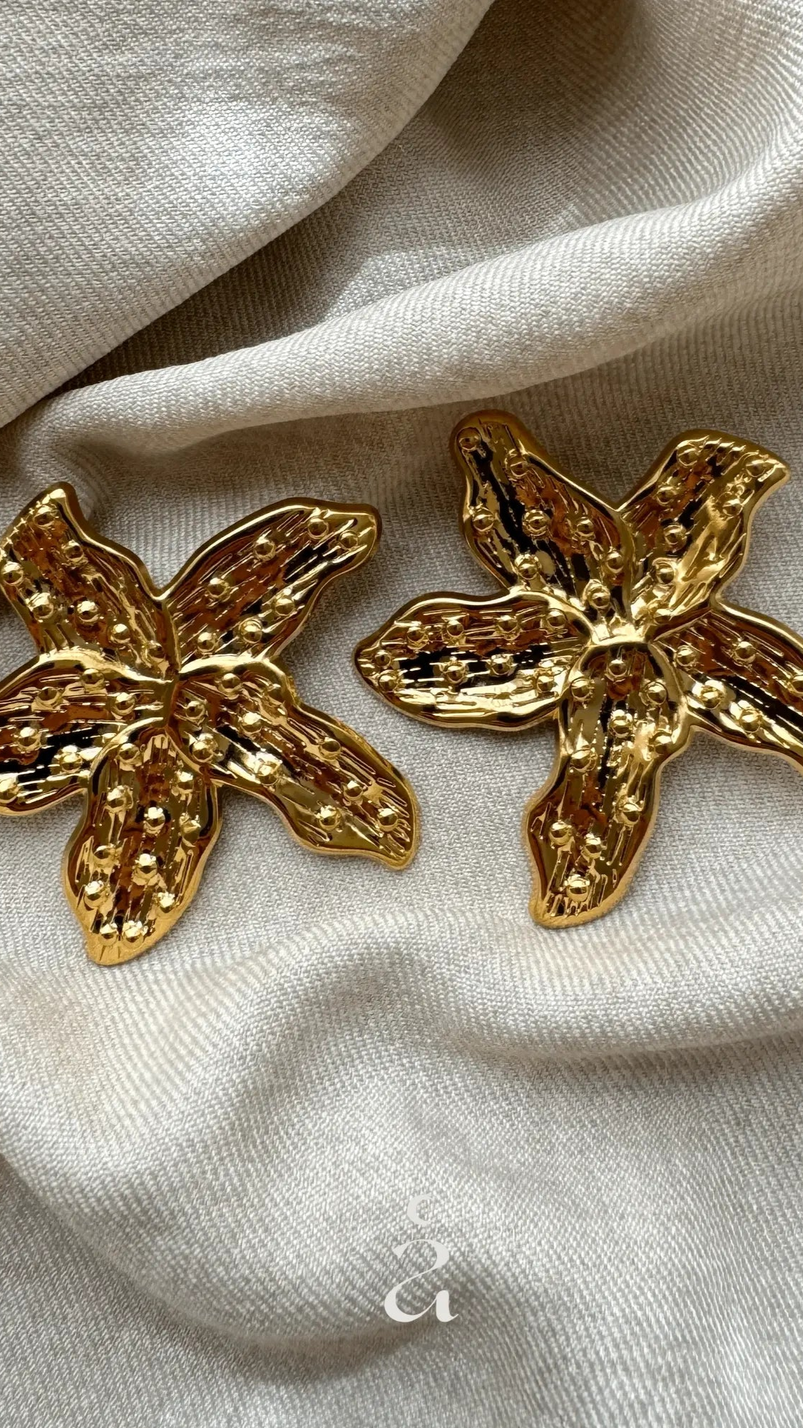 BOUCLES D'OREILLES RAYA - Alniya Paris