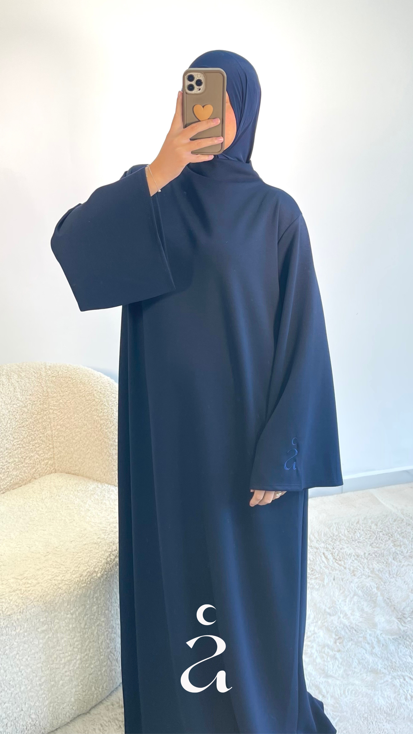Robe Jogging Coton Mariya - Alniya Bleu nuit / Taille 3