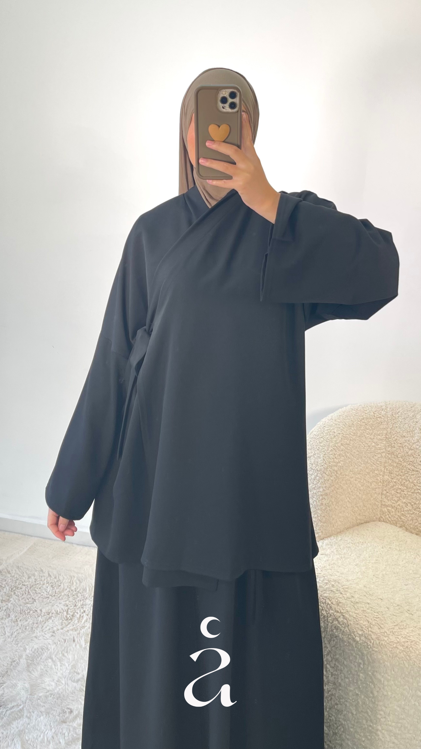 Ensemble Kimono Wrap & Jupe - Nejma