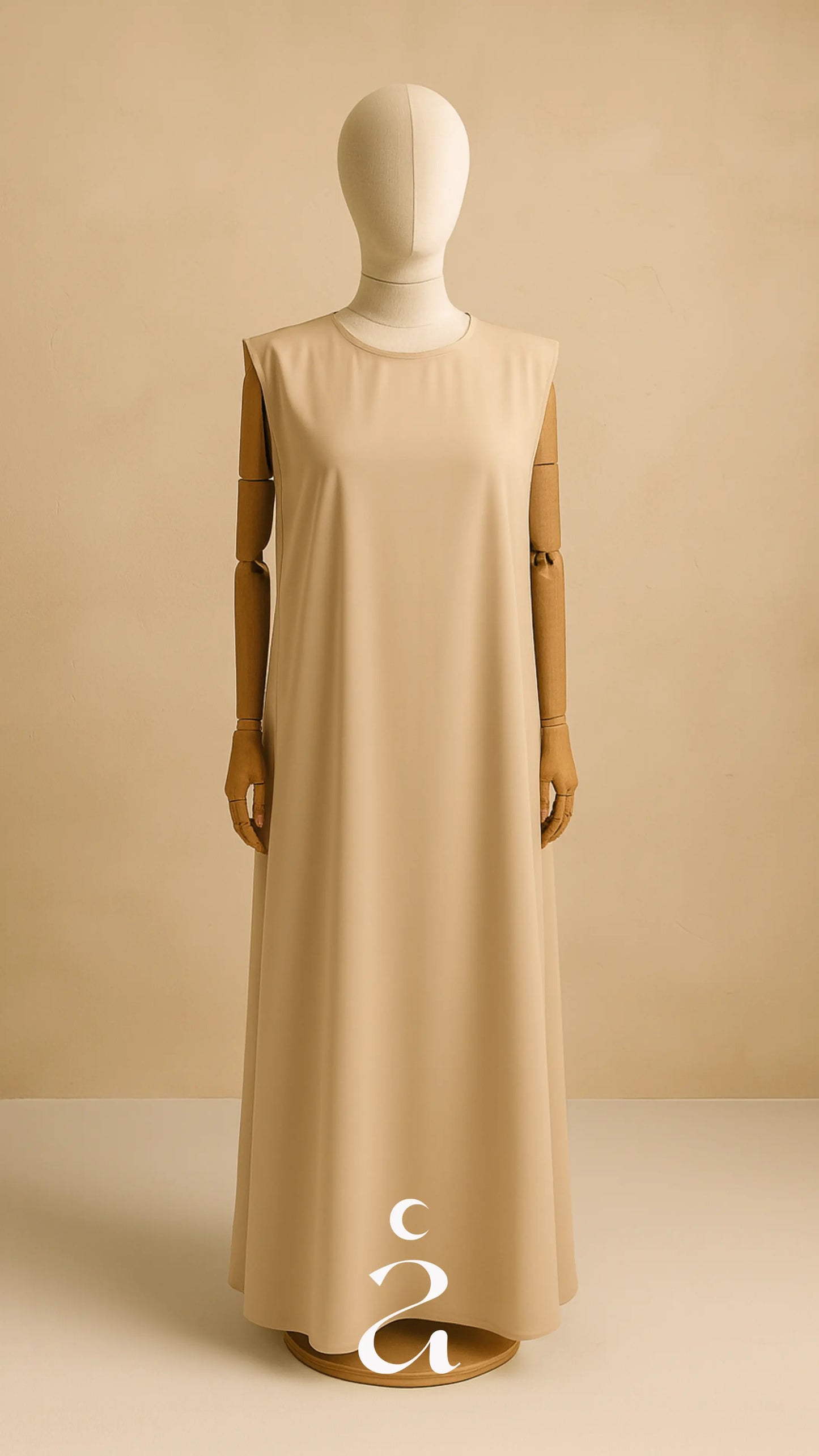 SOUS ROBE - SOIE DE MEDINE  Beige