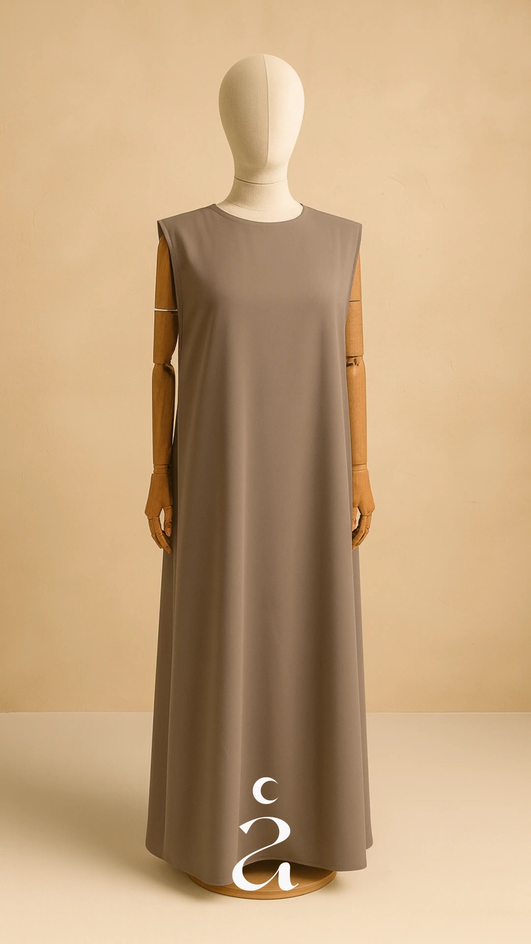 SOUS ROBE - SOIE DE MEDINE Taupe
