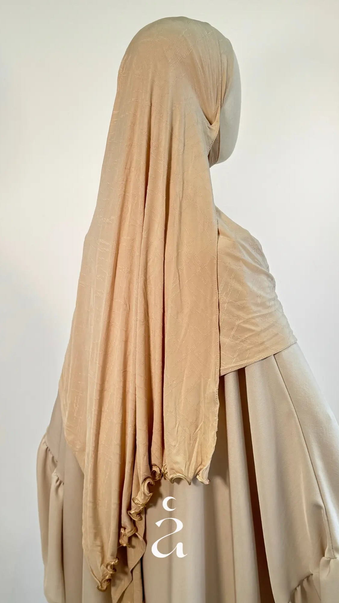 JERSEY DE LUXE MONOGRAMME ONDULÉ - Alniya Paris