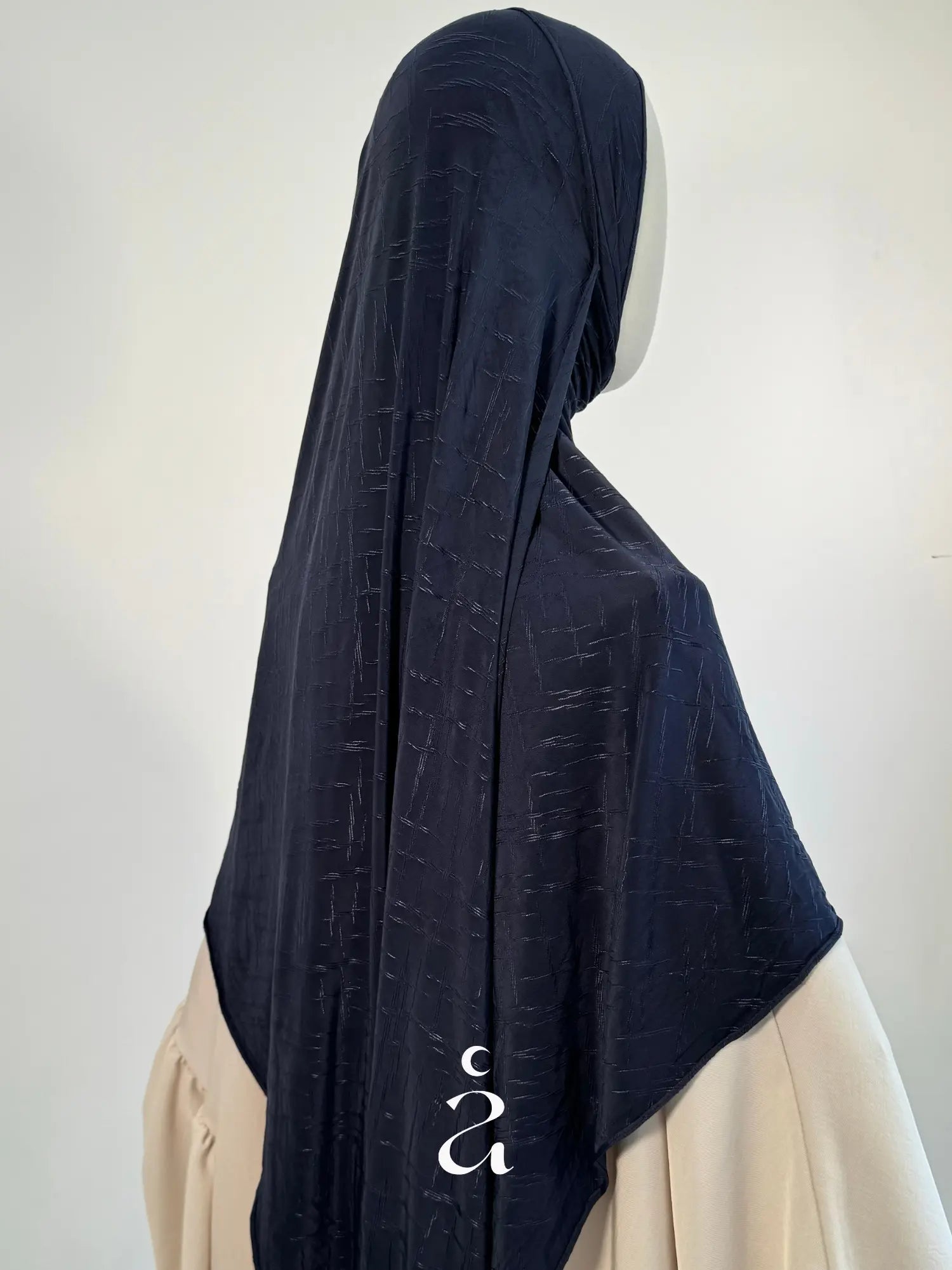 JERSEY DE LUXE MONOGRAMME ONDULÉ - Alniya Paris